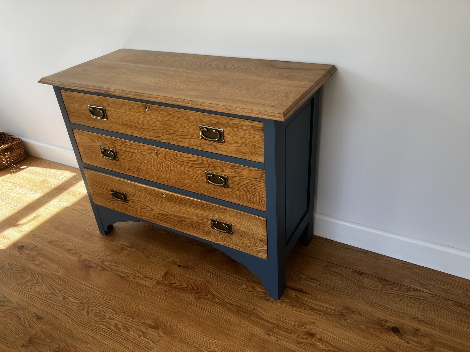 Oak Chest Of Drawers photo for sale