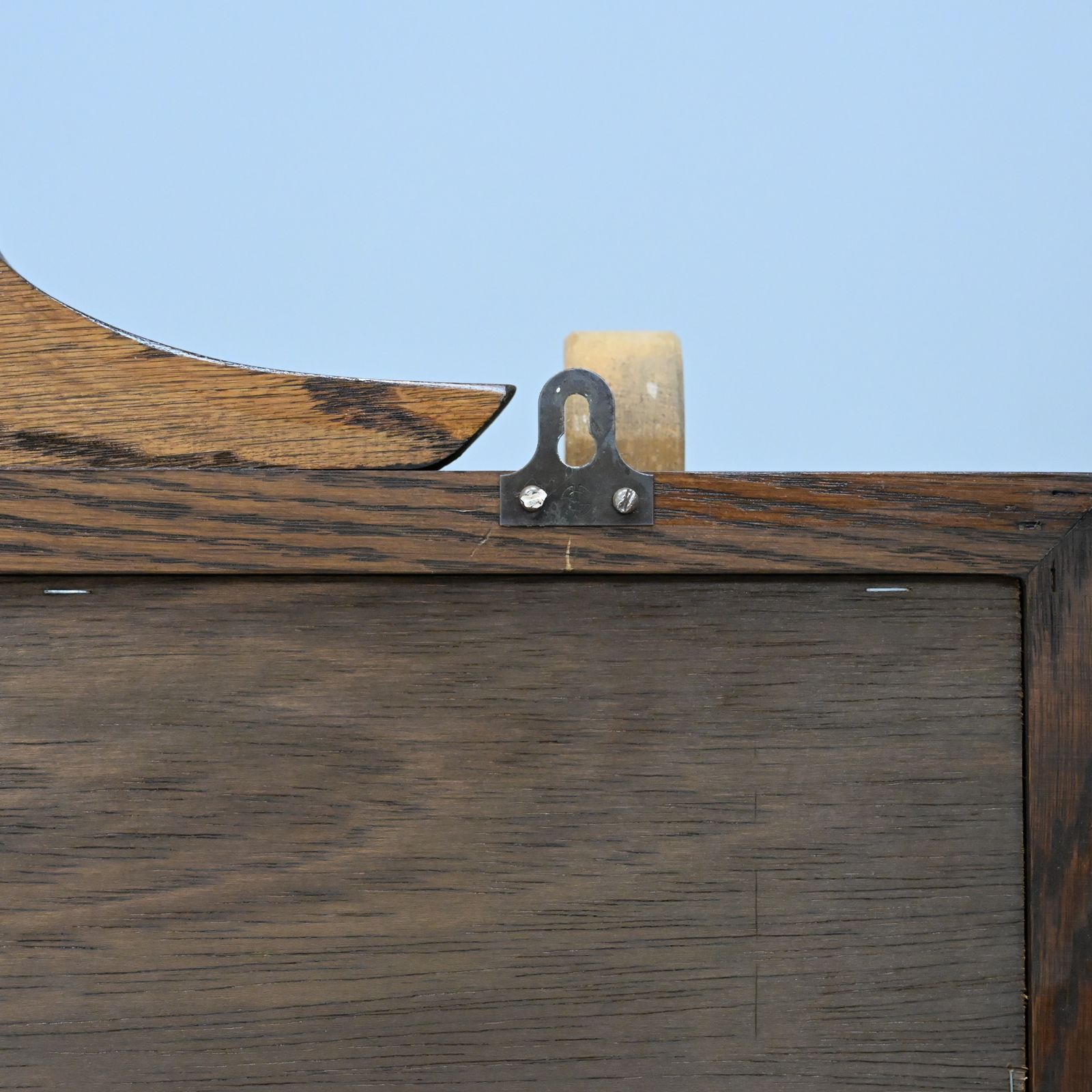Old Charm Oak Framed Wall Mirror Heavy 69cm X 64cm Tudor Brown Free Delivery photo vintage