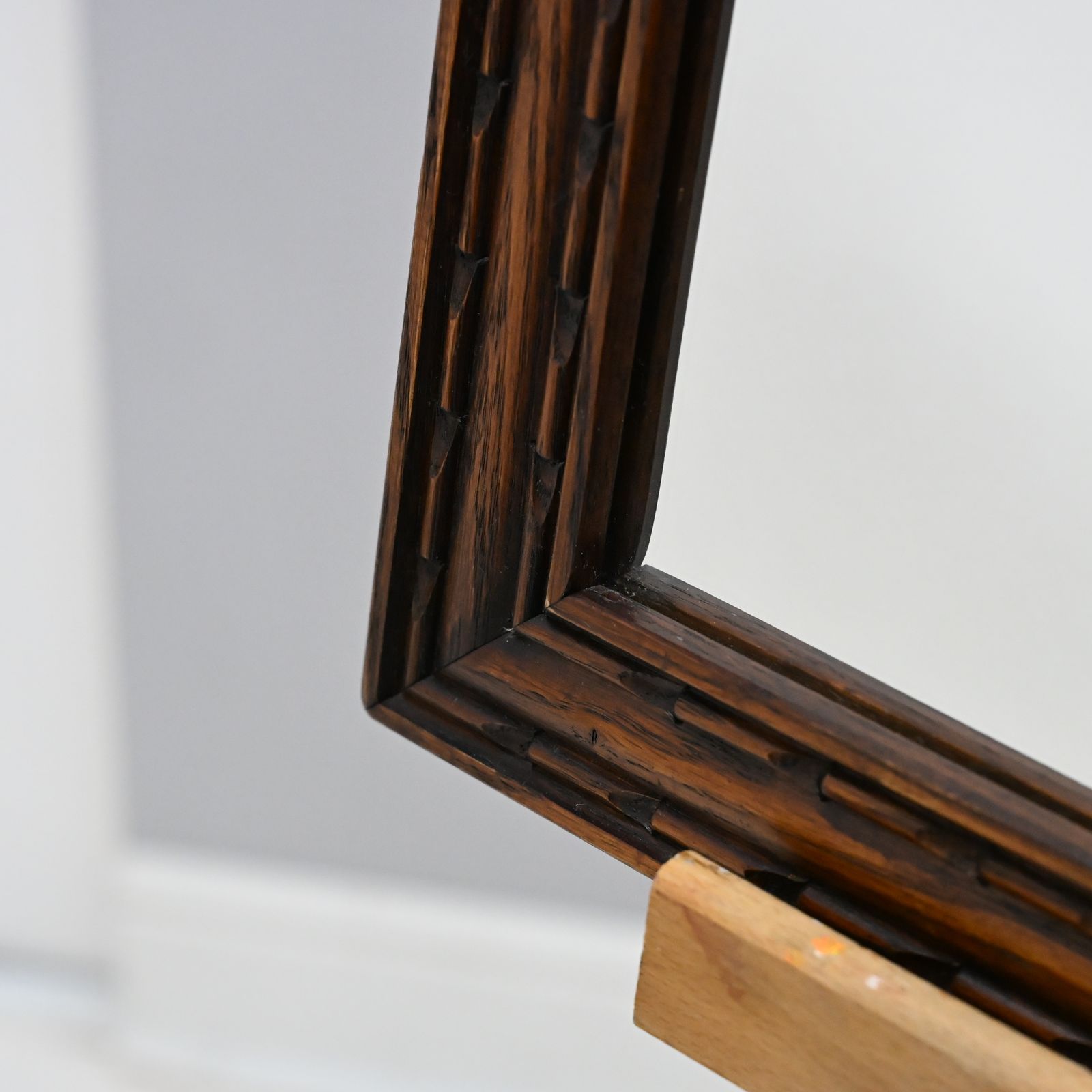 photo furniture Old Charm Oak Framed Wall Mirror Heavy 80cm X 52cm Light Oak Free Delivery*