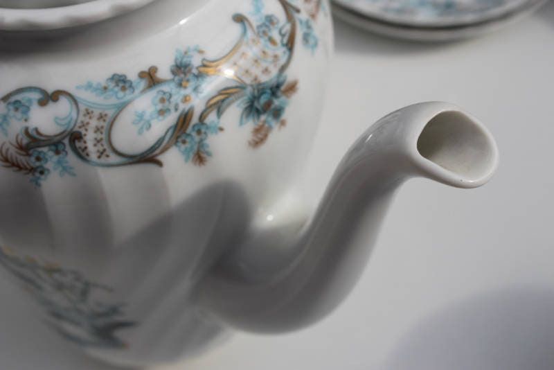 Graceful Romantic Porcelain Swan Tableware Royal Tettau Bavaria Coffee Tea Dishes Antique Cup And Saucer 1900 photo Home Decor