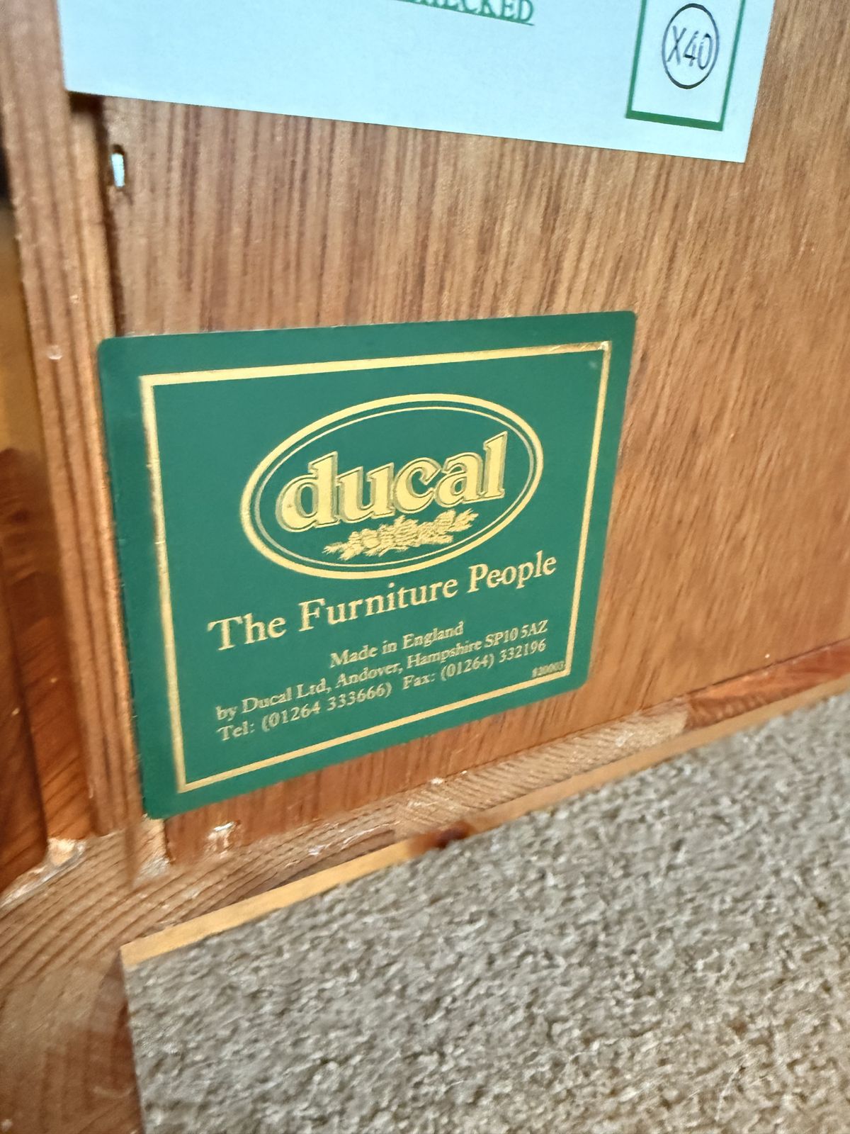 photo buy Vintage Ducal Victoria Pine Hi Fi Cabinet With Matching Side Units – 1998 And A Tv Stand