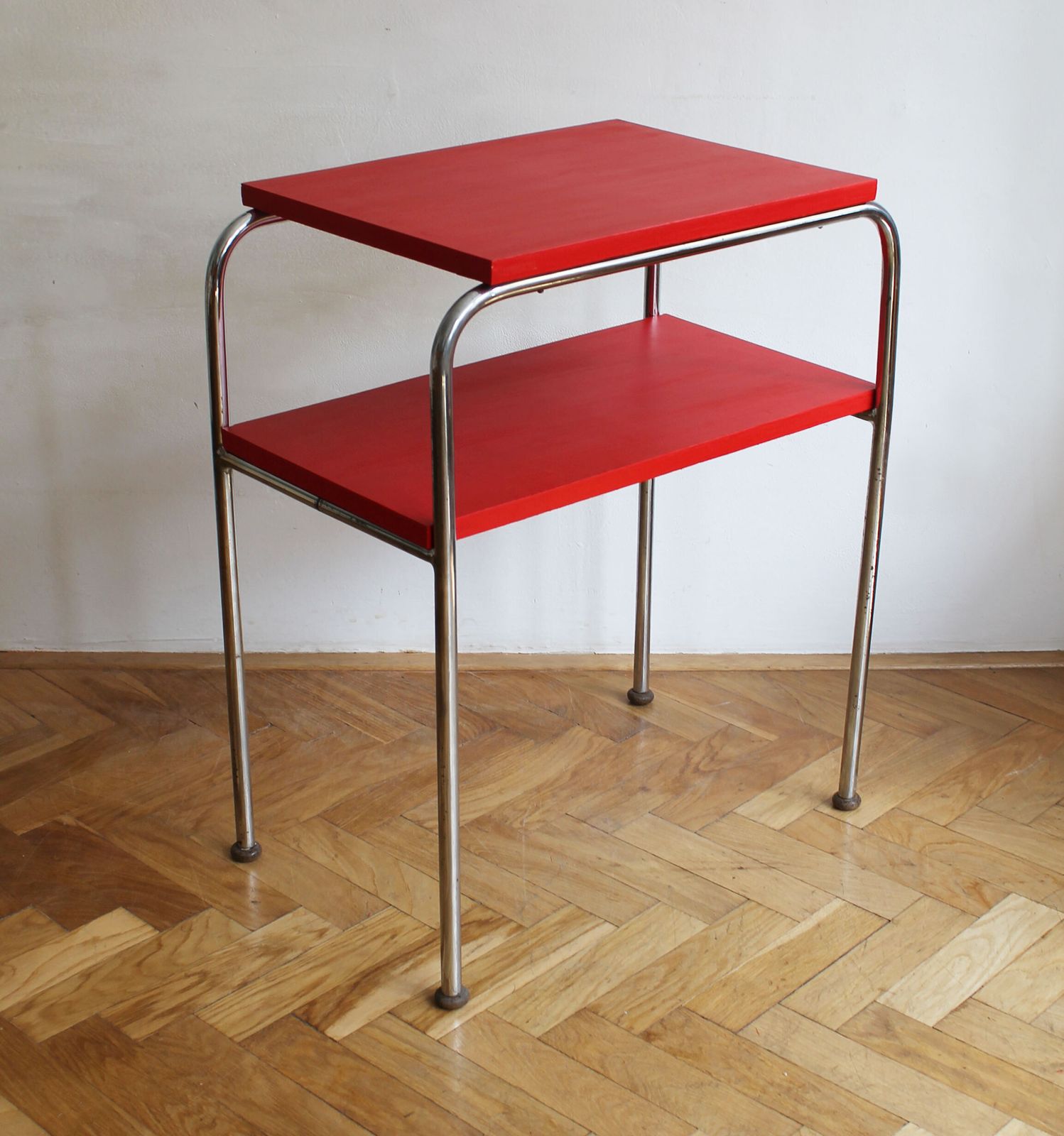 1930's Modernist Tubular Side Table Model R 7 By Slezak photo furniture