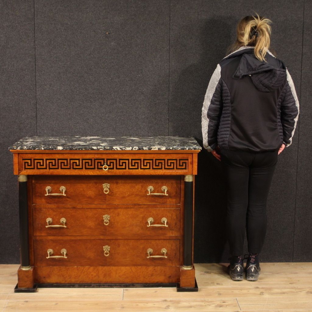 Elegante Ladekast In Empire Stijl, 20e Eeuw photo 3000.0