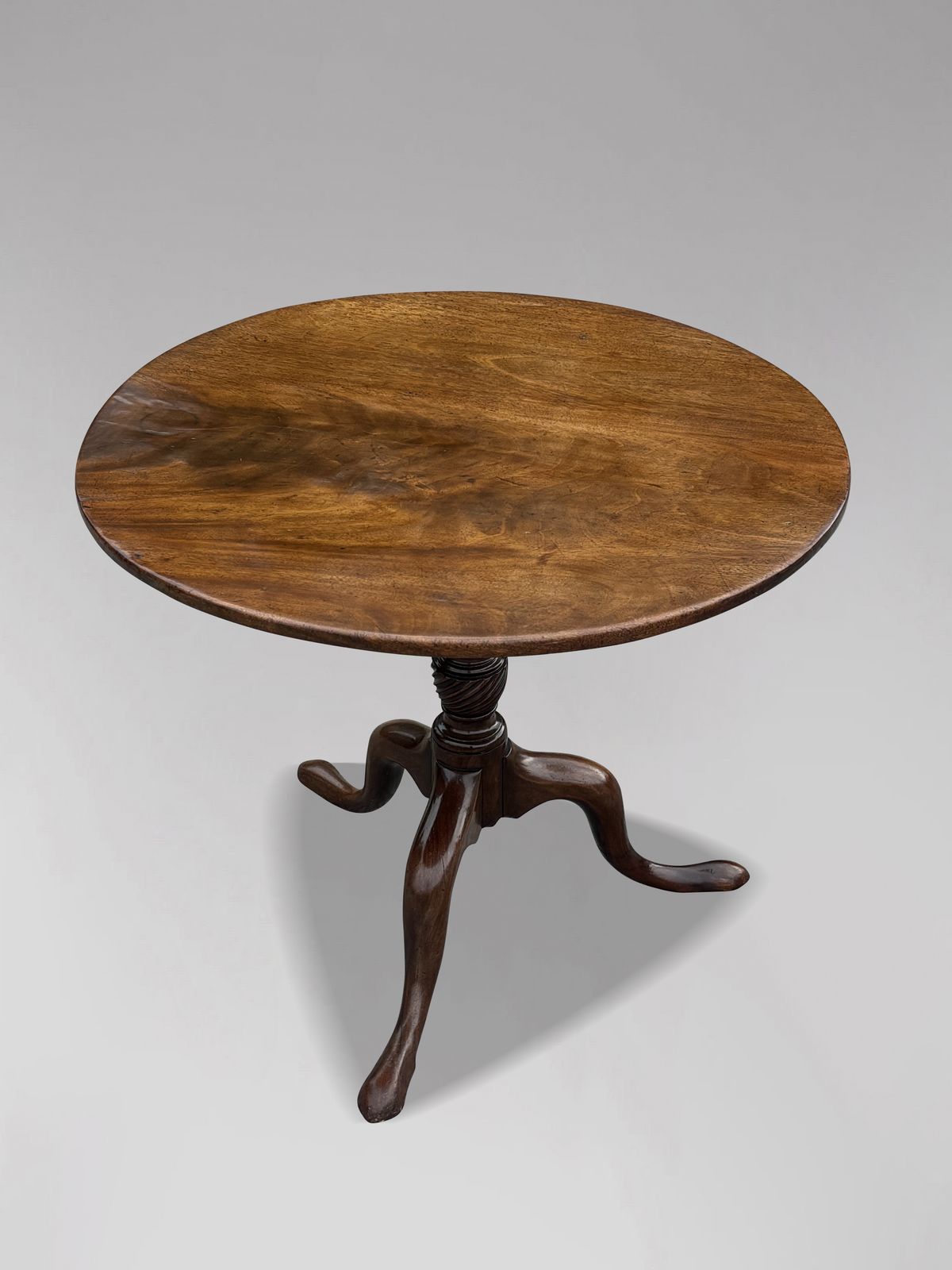 18th Century George III Period Mahogany Tripod Table photo Furniture