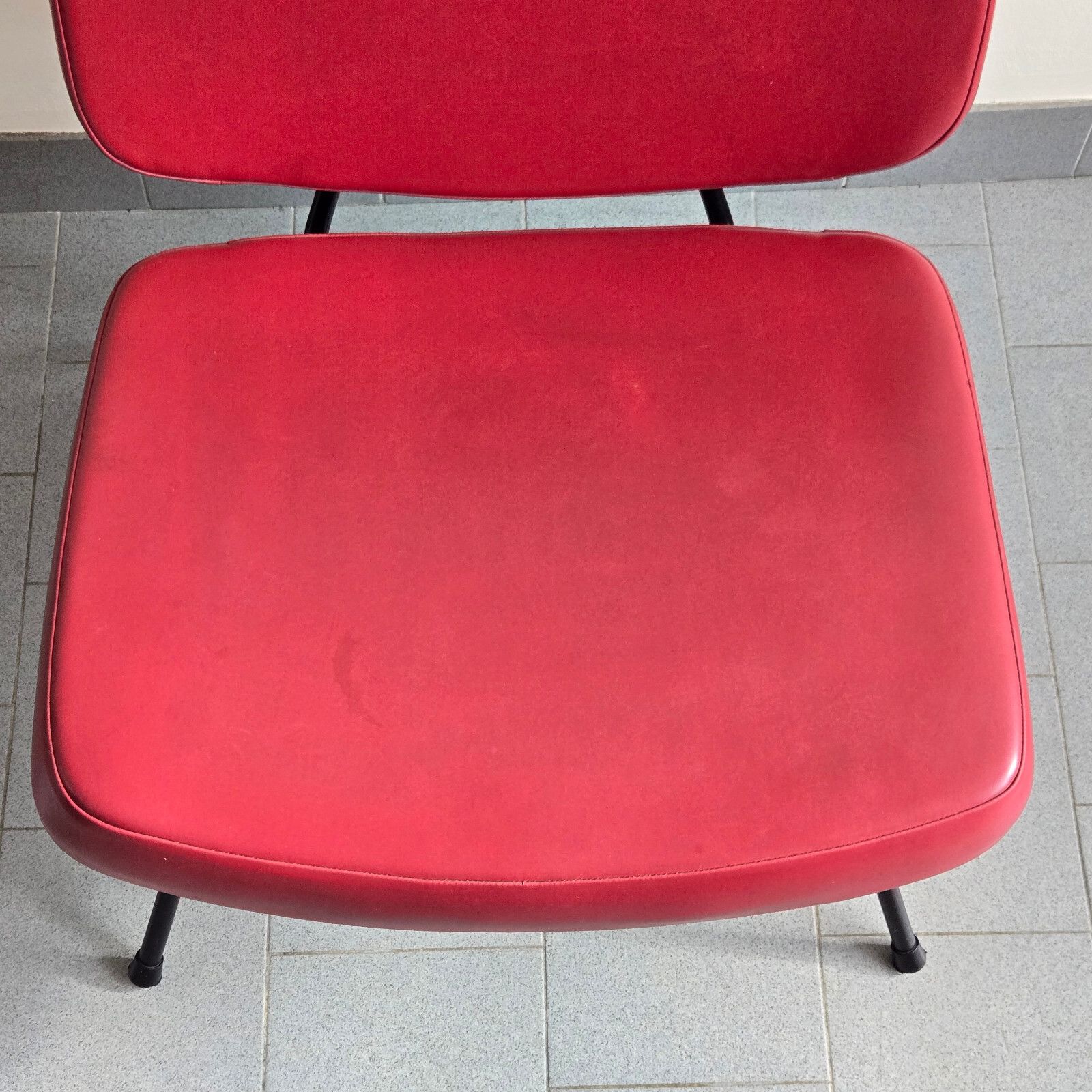 Vintage Paulin Stone 1950 Cm190 Armchair Heater For Tuna 50s 1950s photo Furniture