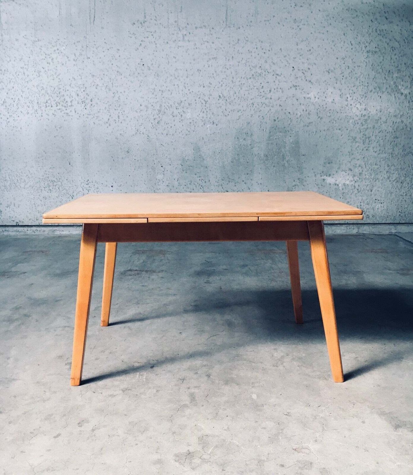 Uitschuifbare Eettafel, Jaren 1950, Mcm Dutch Design – Cor Alons Voor Gouda Den Boer photo vinterior