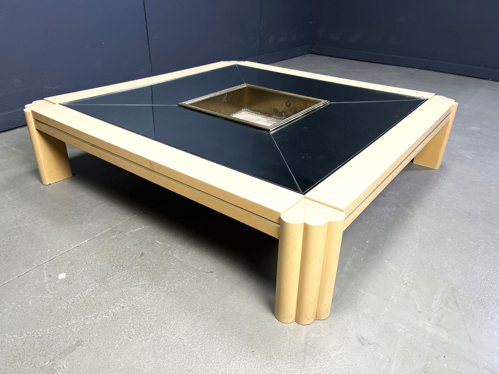 Vintage Lacquer Coffee Table By Alain Delon For Maison Jansen, 1970s photo Furniture