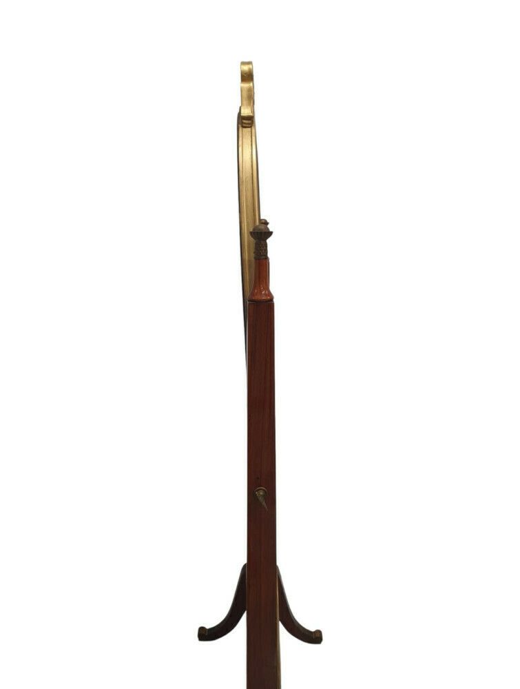 A Very Fine And Unusual Edwardian Rosewood And Giltwood Cheval Mirror photo Home Decor