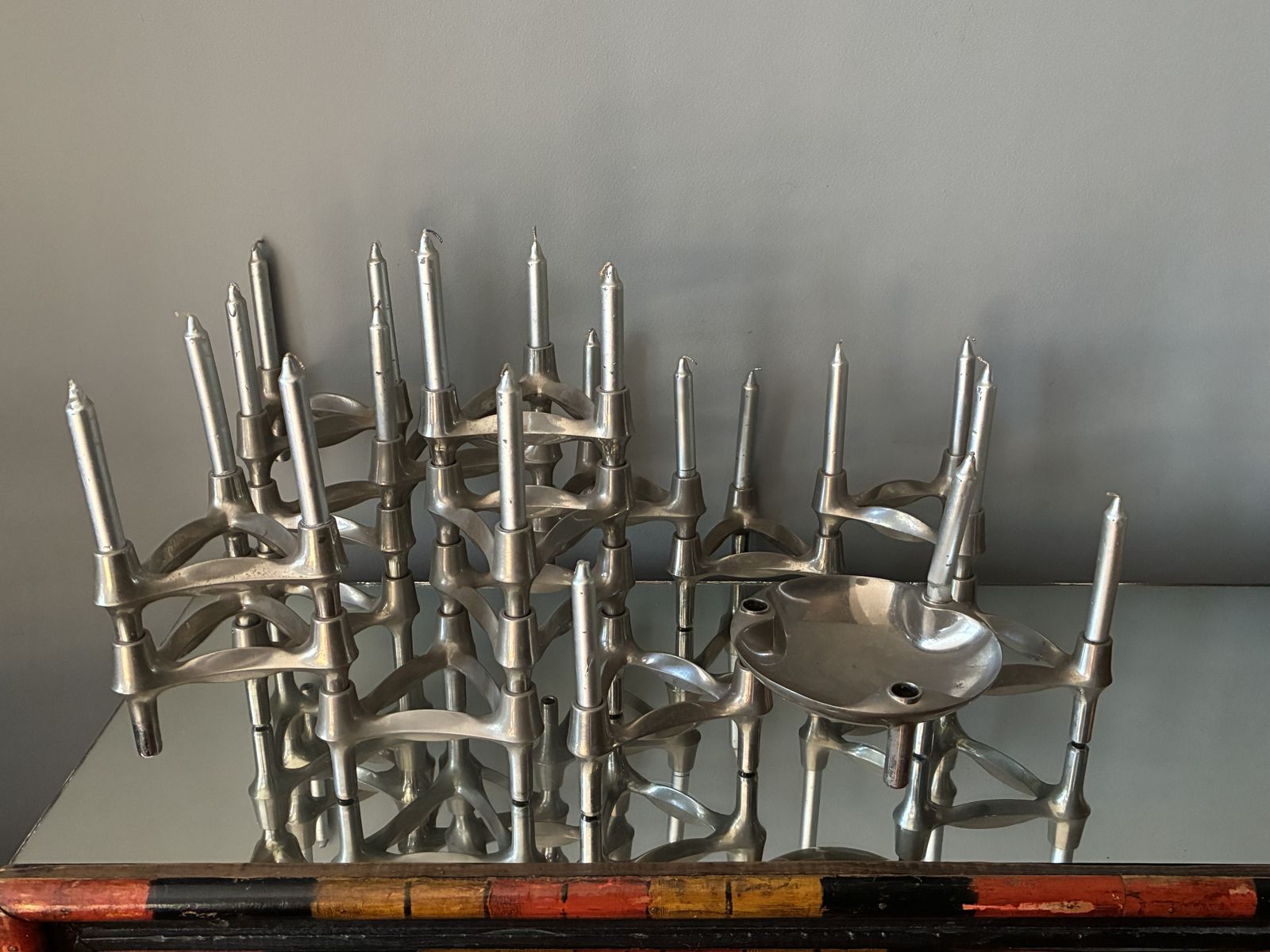 photo buy Set Of 15 Candlestick By Nagel & Stoffi 1960’s