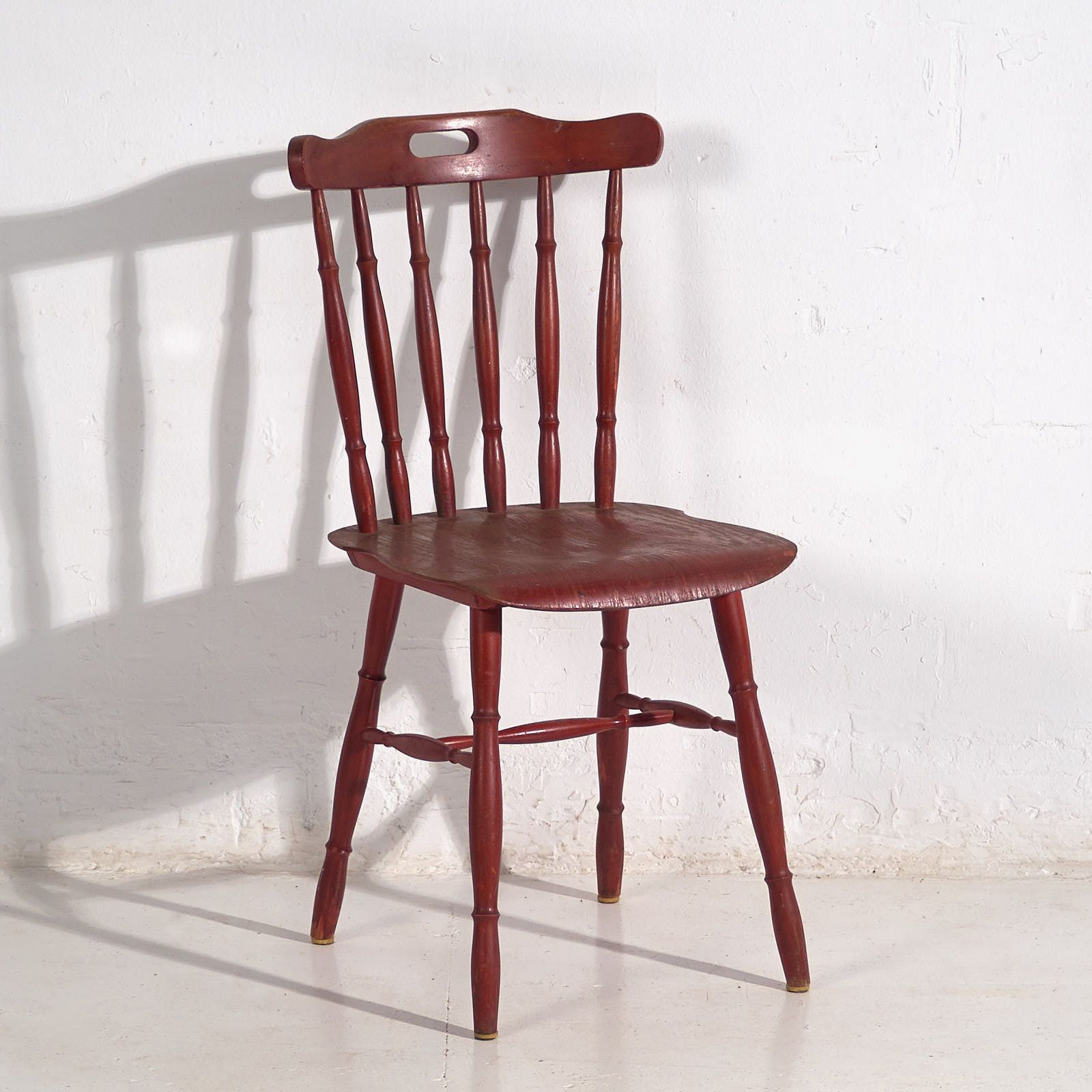 Antique Red Windsor Style Chair (C.1920)