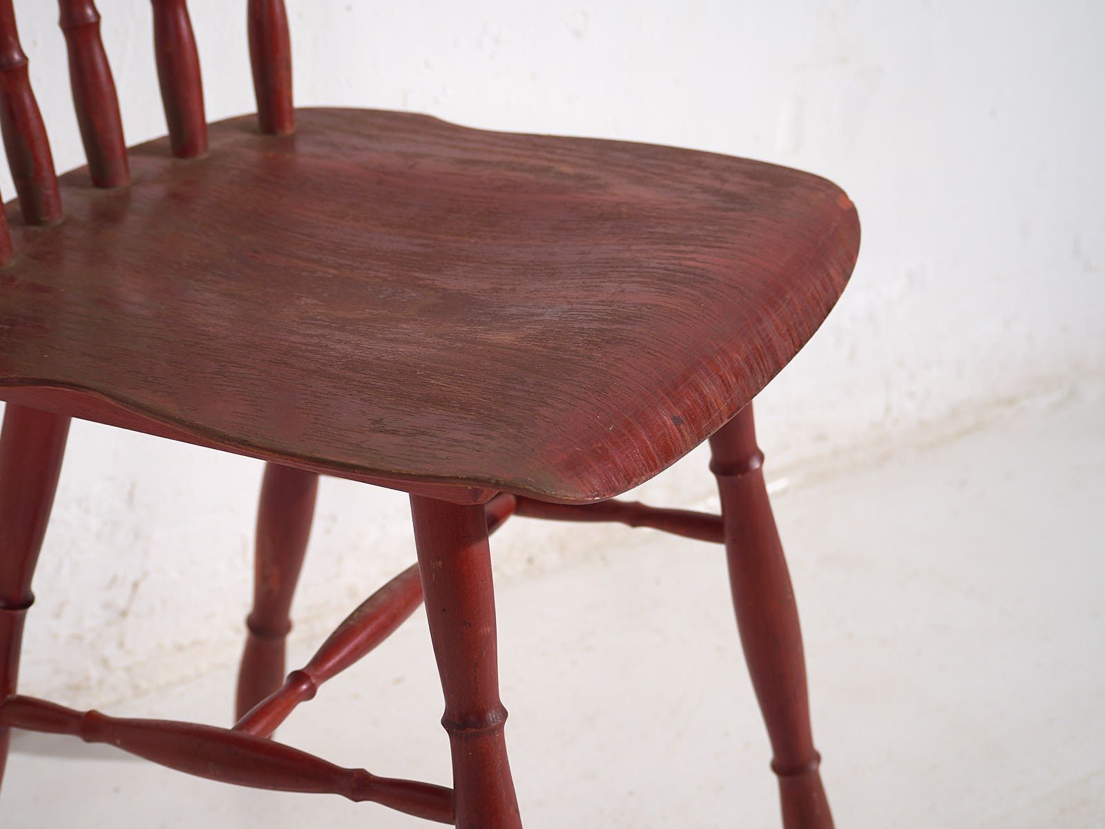 Antique Red Windsor Style Chair (C.1920) photo 203.0