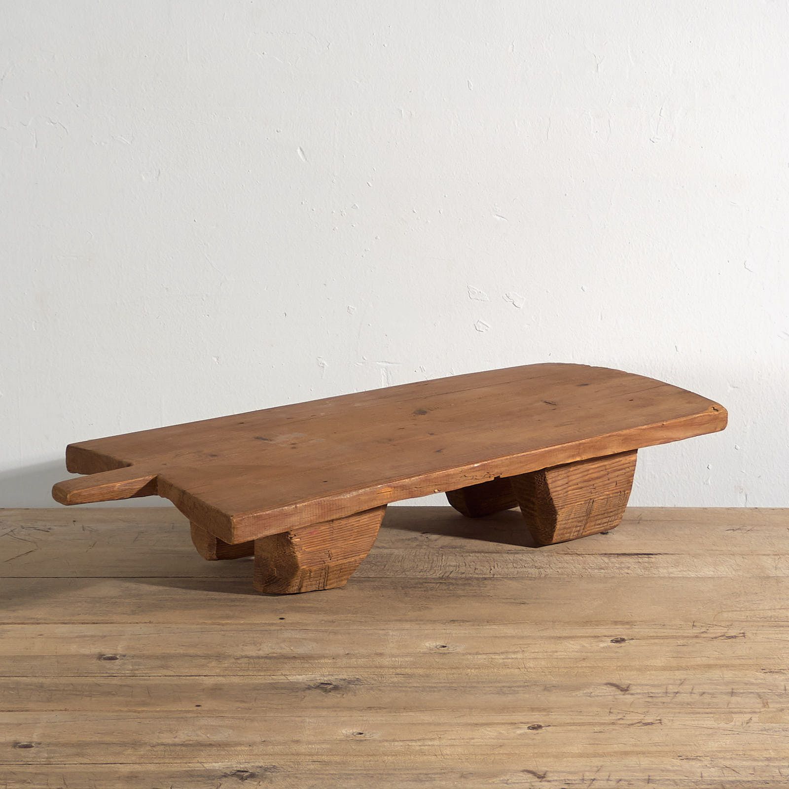 Table d'appoint d'époque en bois massif (vers 1920) #17
