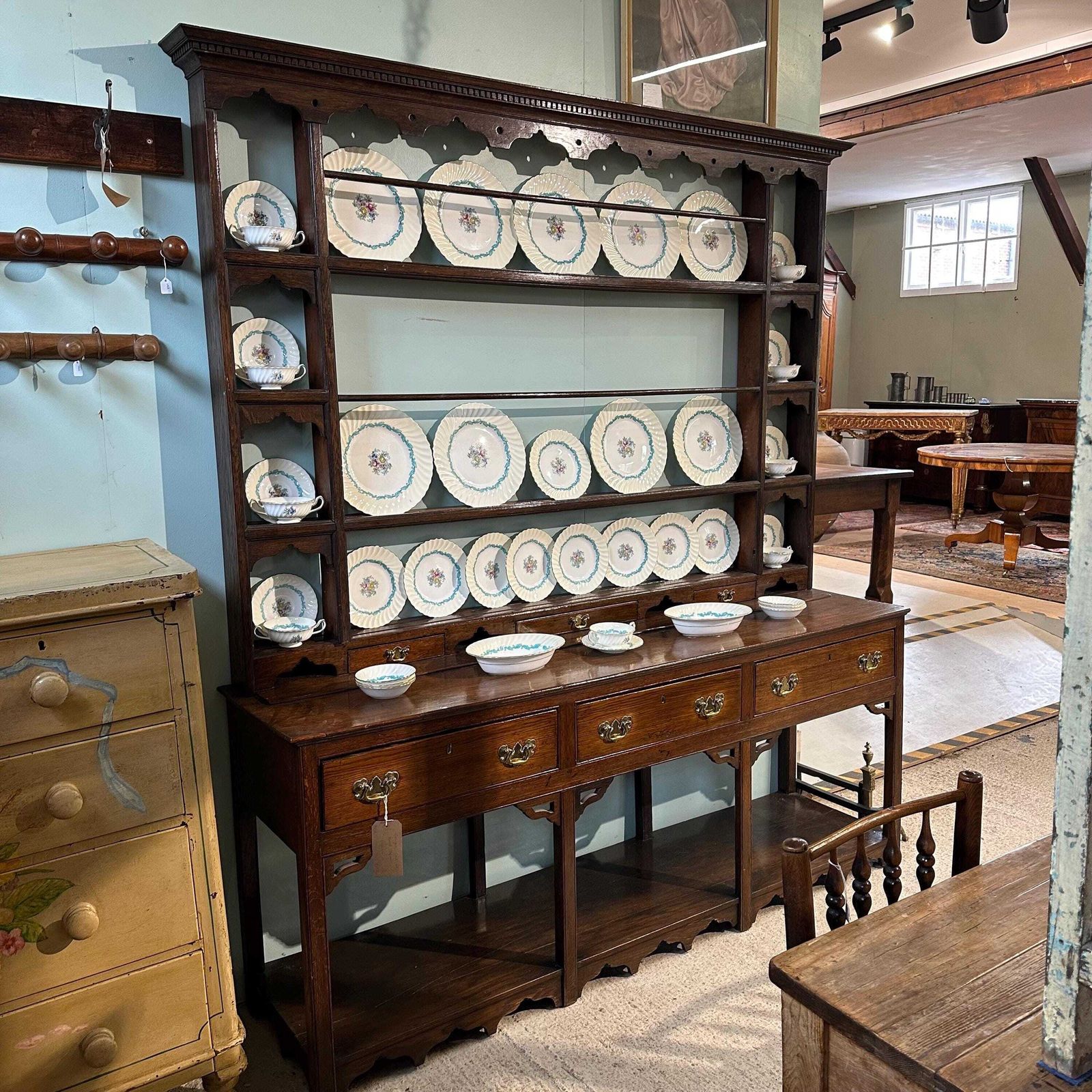 photo for sale Dresser   Georgian English Dresser And Rack