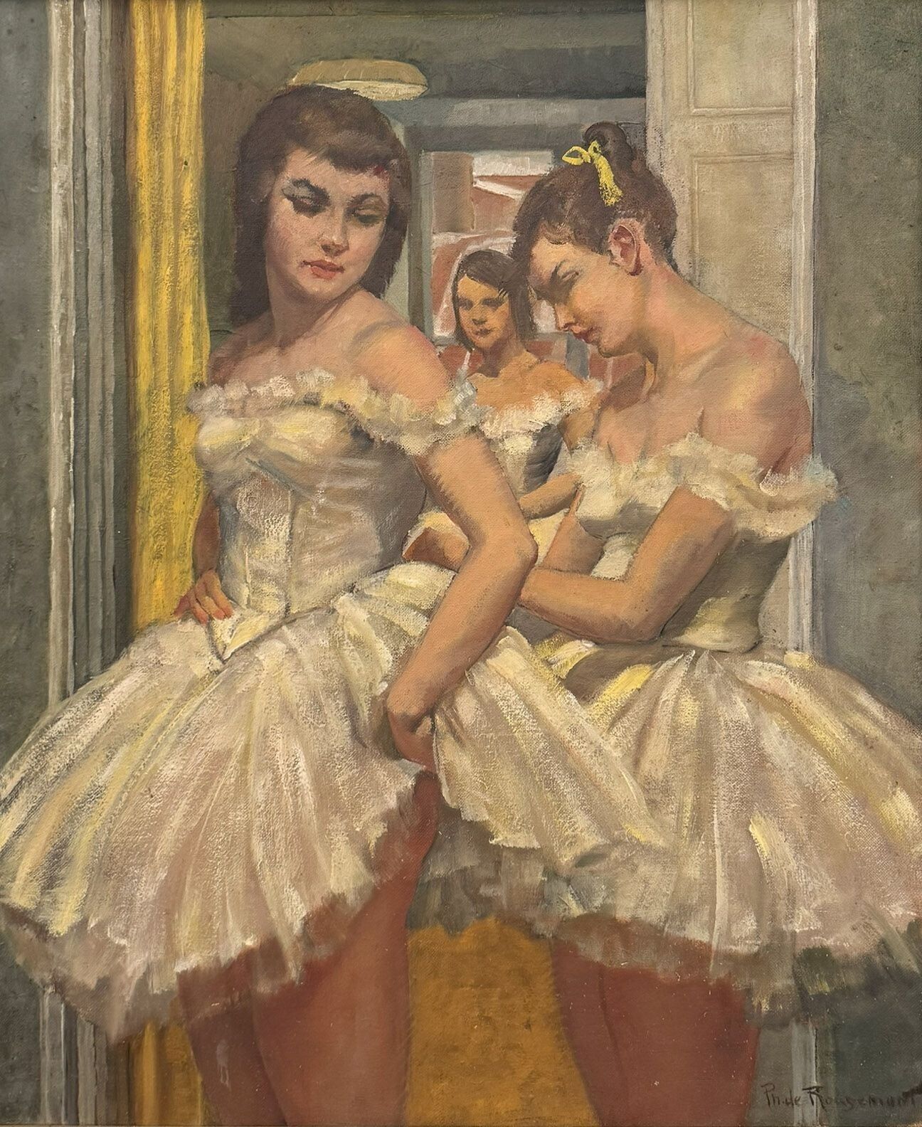 Philippe De Rougemont (1891 1965) 'Ballerinas Dressing' photo furniture