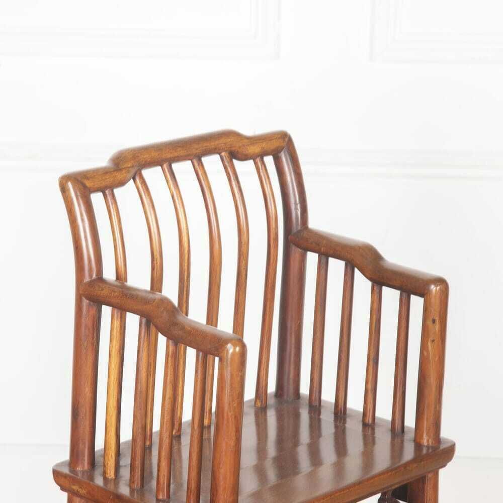 20th Century Chinese Hardwood High Chair photo 675.0