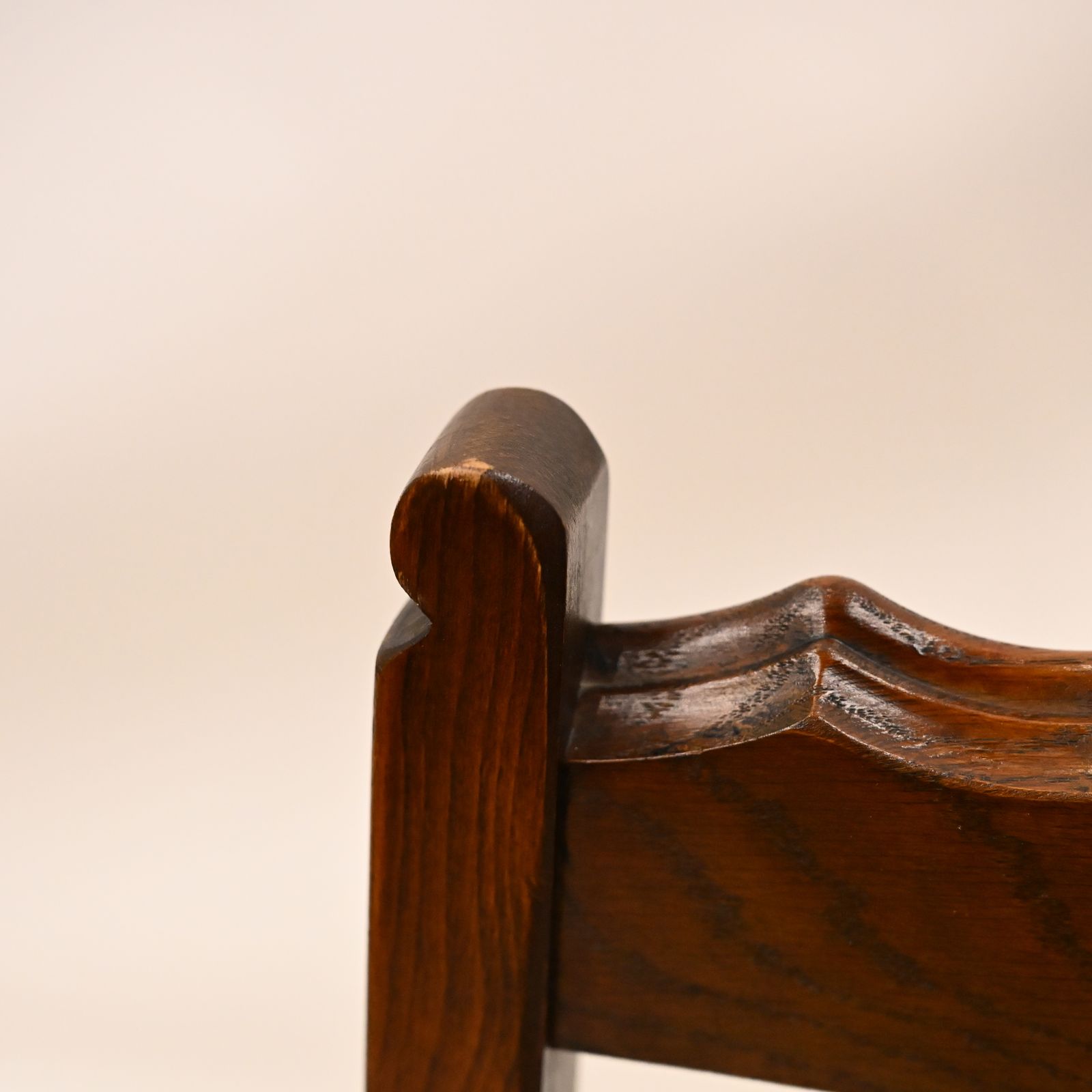 4 Old Charm Oak Dining Chairs Lancaster Range Tudor Brown Finish Free* Delivery photo vintage