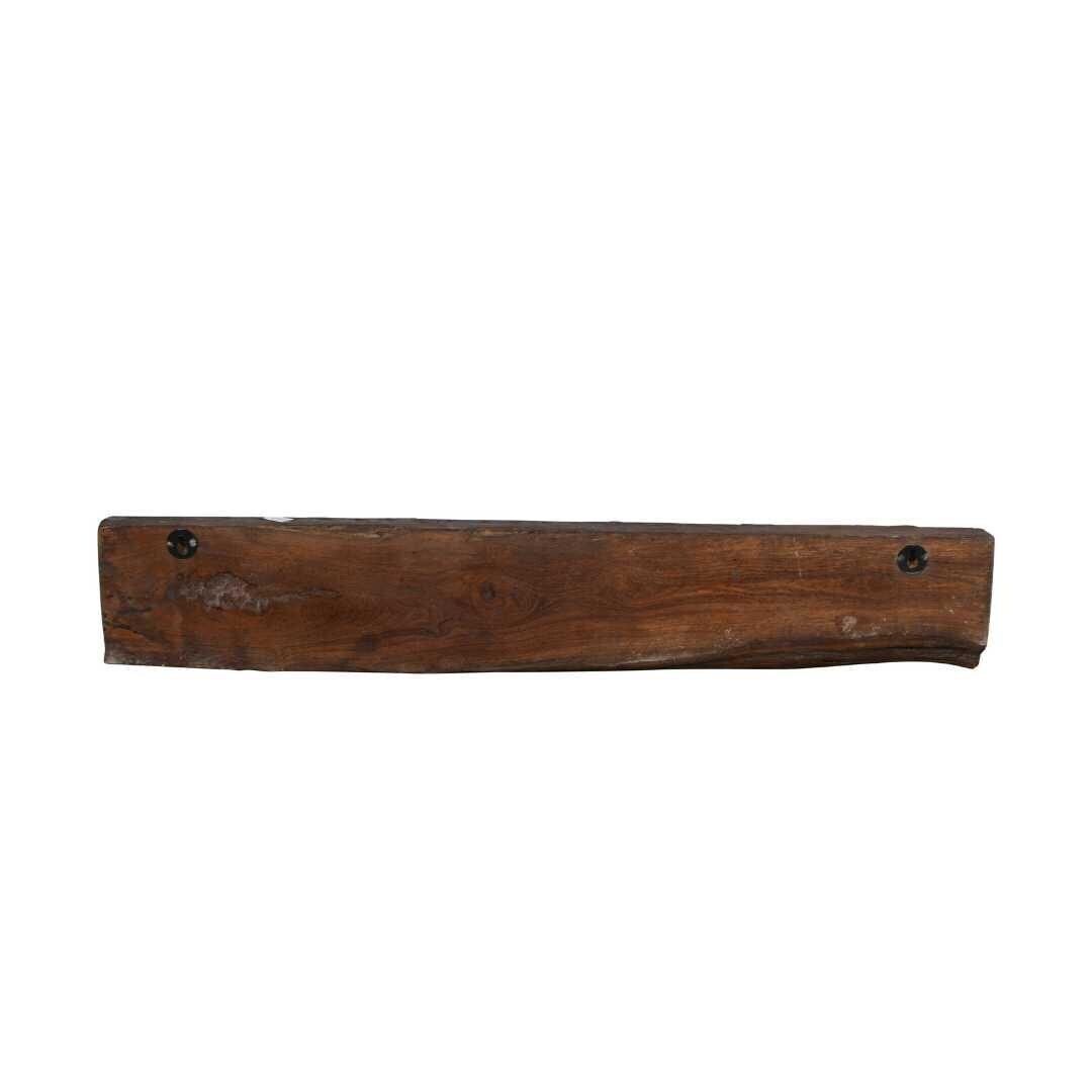 Antique Teal Carved Coat Hook Panel | Indian Teak Wall Rack | 19thc Rajasthan | Rustic Hallway Decor photo for sale
