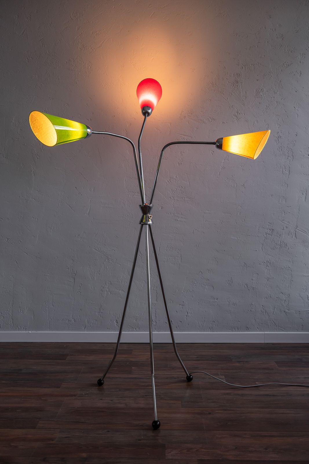 Vintage Czechoslovak Adjustable Floor Lamp By Lidokov, 1960s photo furniture