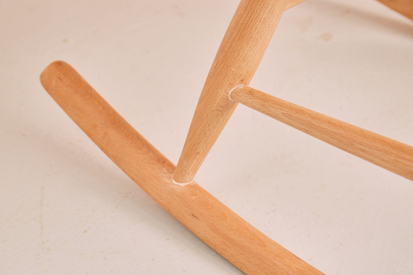 Vintage Illum Wikkelsø Iw3 Gyngestol No. 3 Rocking Chair For Niels Eilersen   Mid Century Danish photo vintage