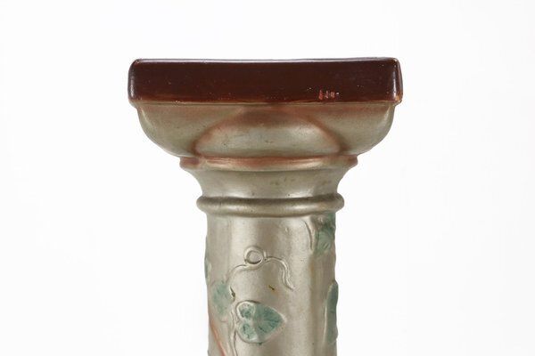 Art Nouveau Console Or Pied De Stall In Glazed Plaster, 1920s photo for sale