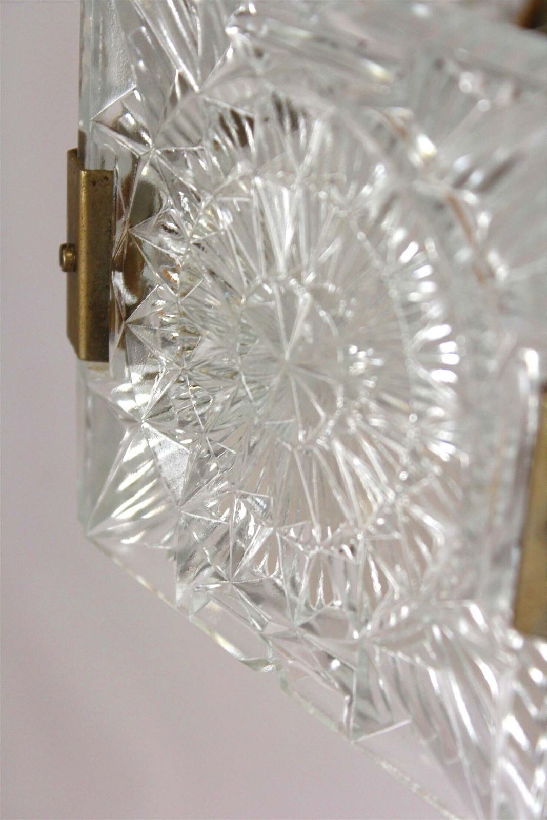 photo vinterior Vintage Sculptural Glass Pendant Lamp By Kamenický šenov, 1970s