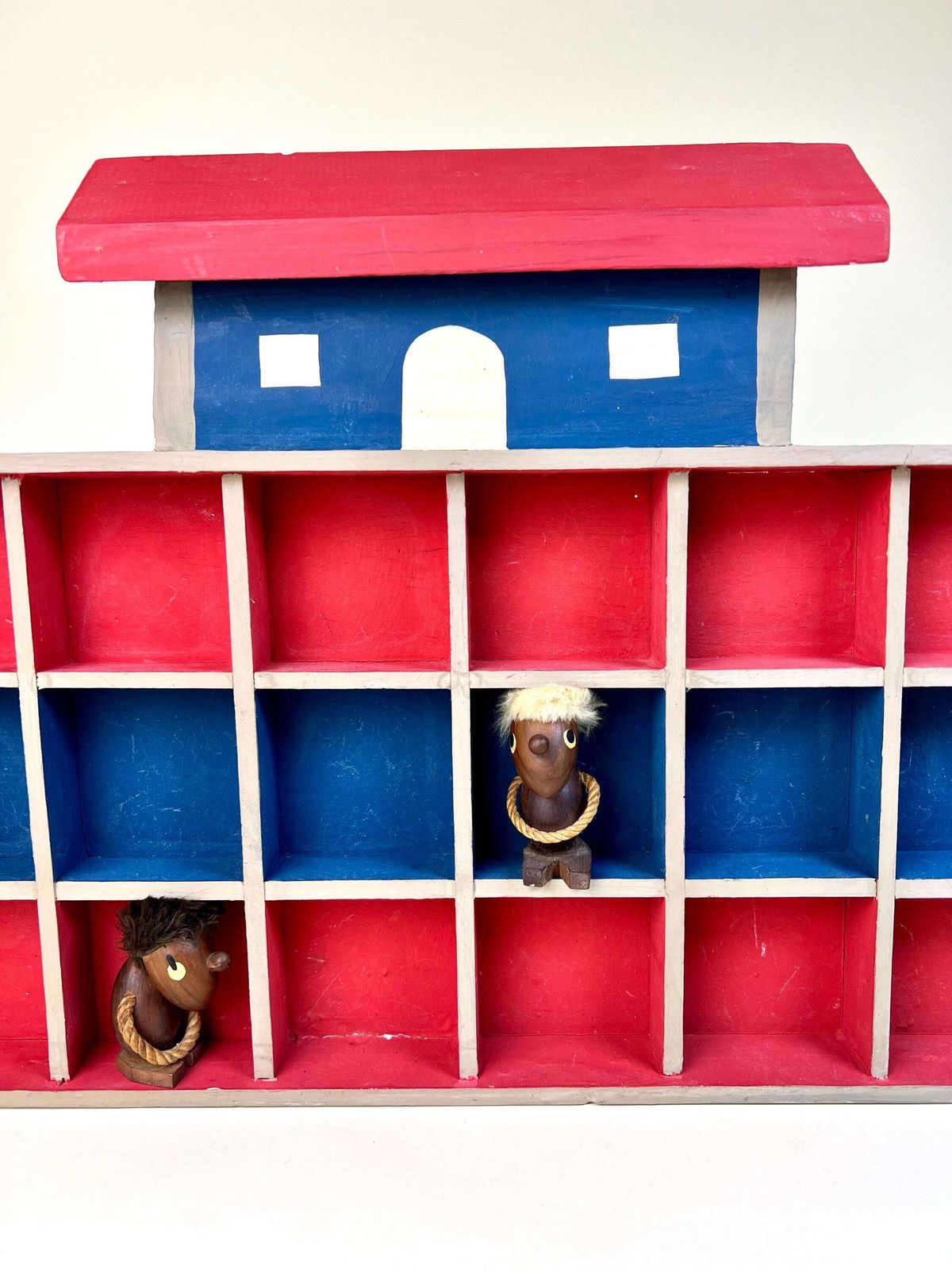Vintage Curio Display Shelf, Handmade Nautical Themed Curio Display Case, Knick Knack Display Shelf, Lego Shelf Display, Toy Storage Unit photo Furniture