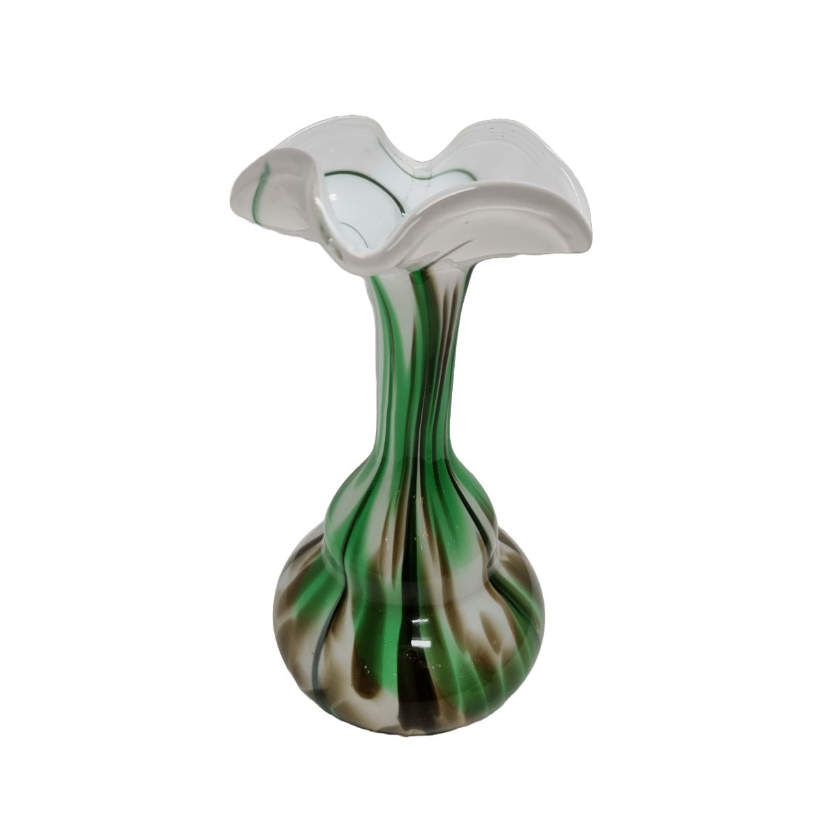 Rare Italian Design Vase Made With Opaline Glass. 1970s photo furniture