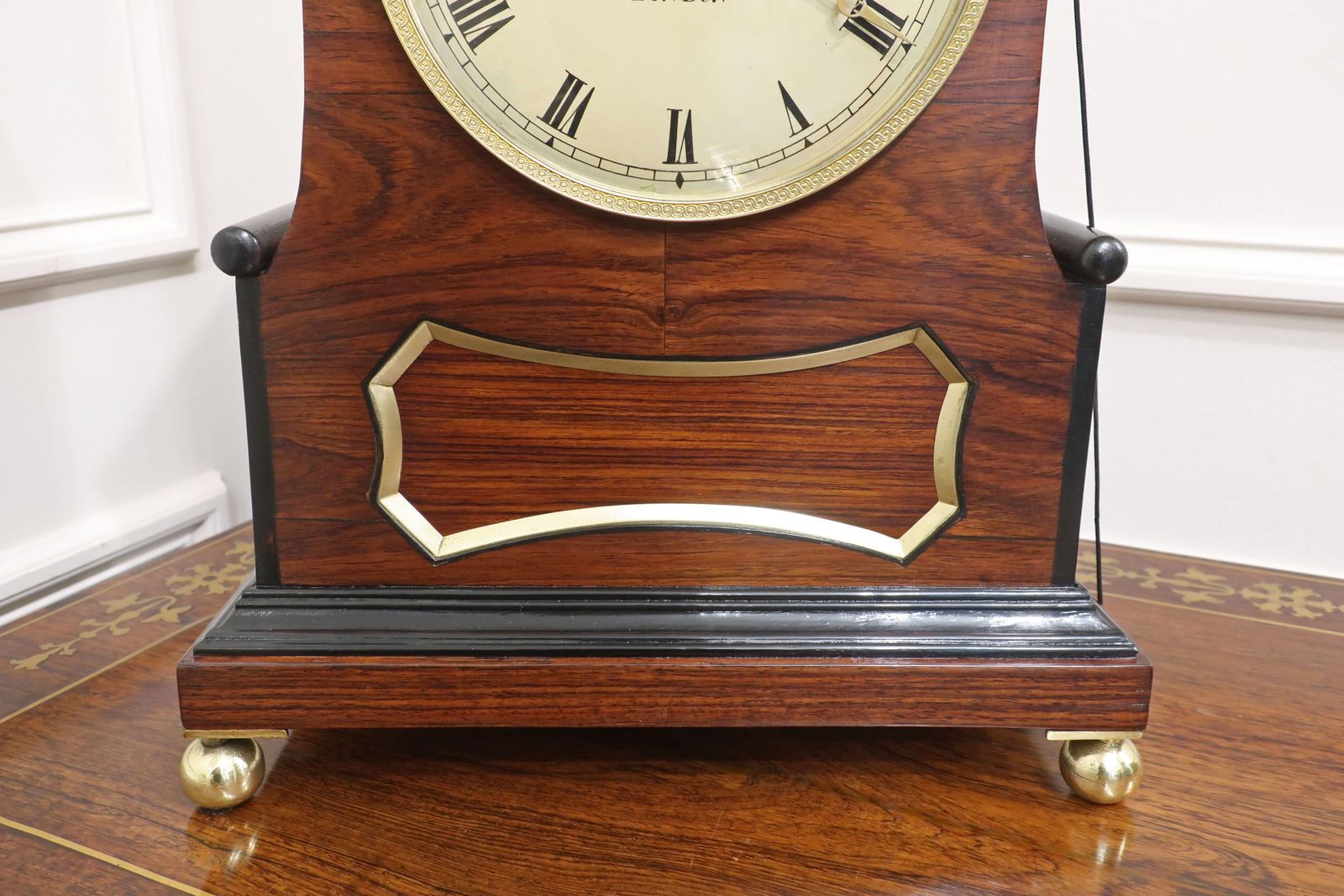 Georgian Kingwood Bracket Clock By William Turner Of London photo vinterior