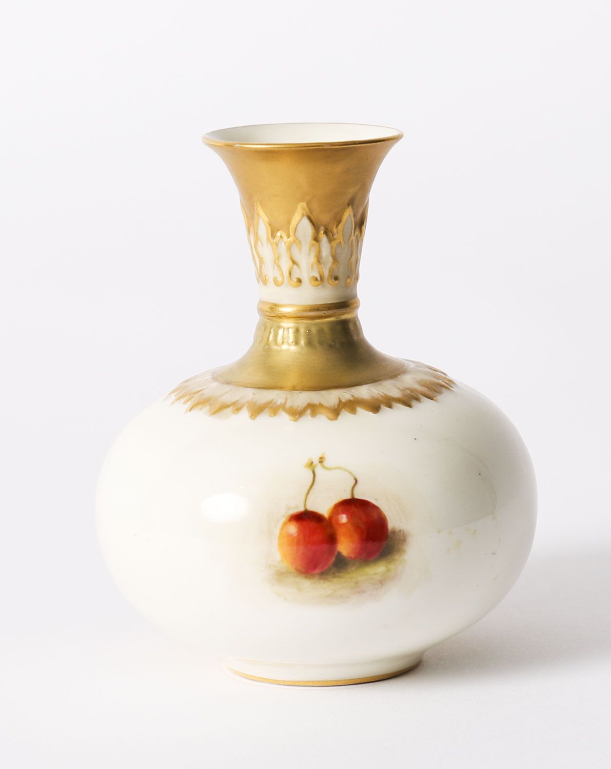 photo furniture Antique Pair Miniature Royal Worcester Porcelain Vases William Ricketts 1925