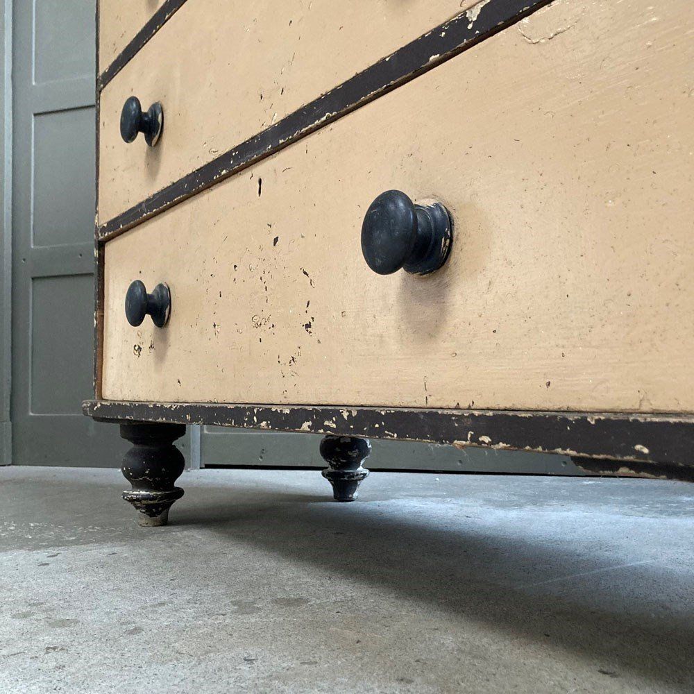 photo furniture Antique Painted Pine Drawers, 1800s