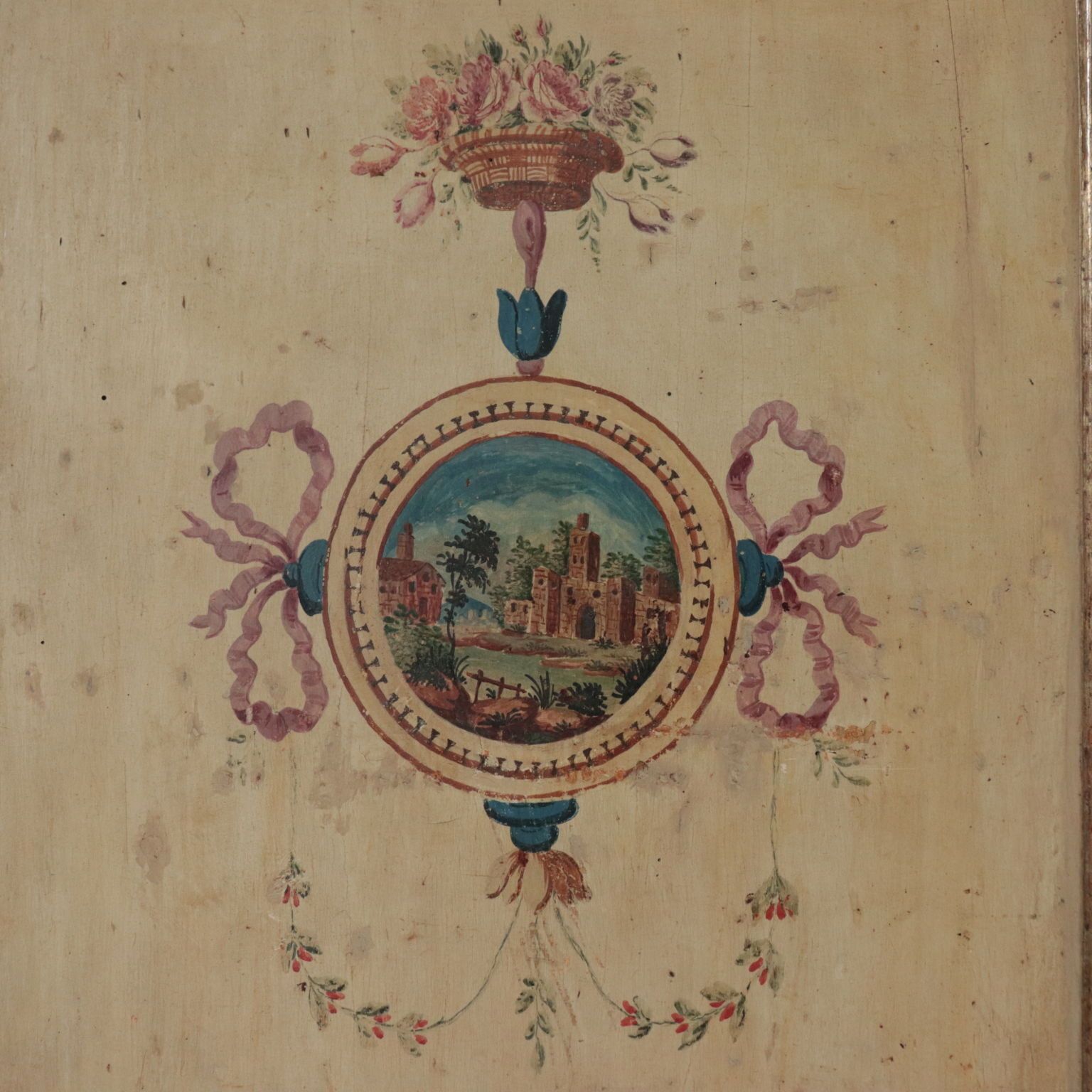 photo buy Pair Of Antique Corner Cabinets Poplar Piacenza Italy 18th Century