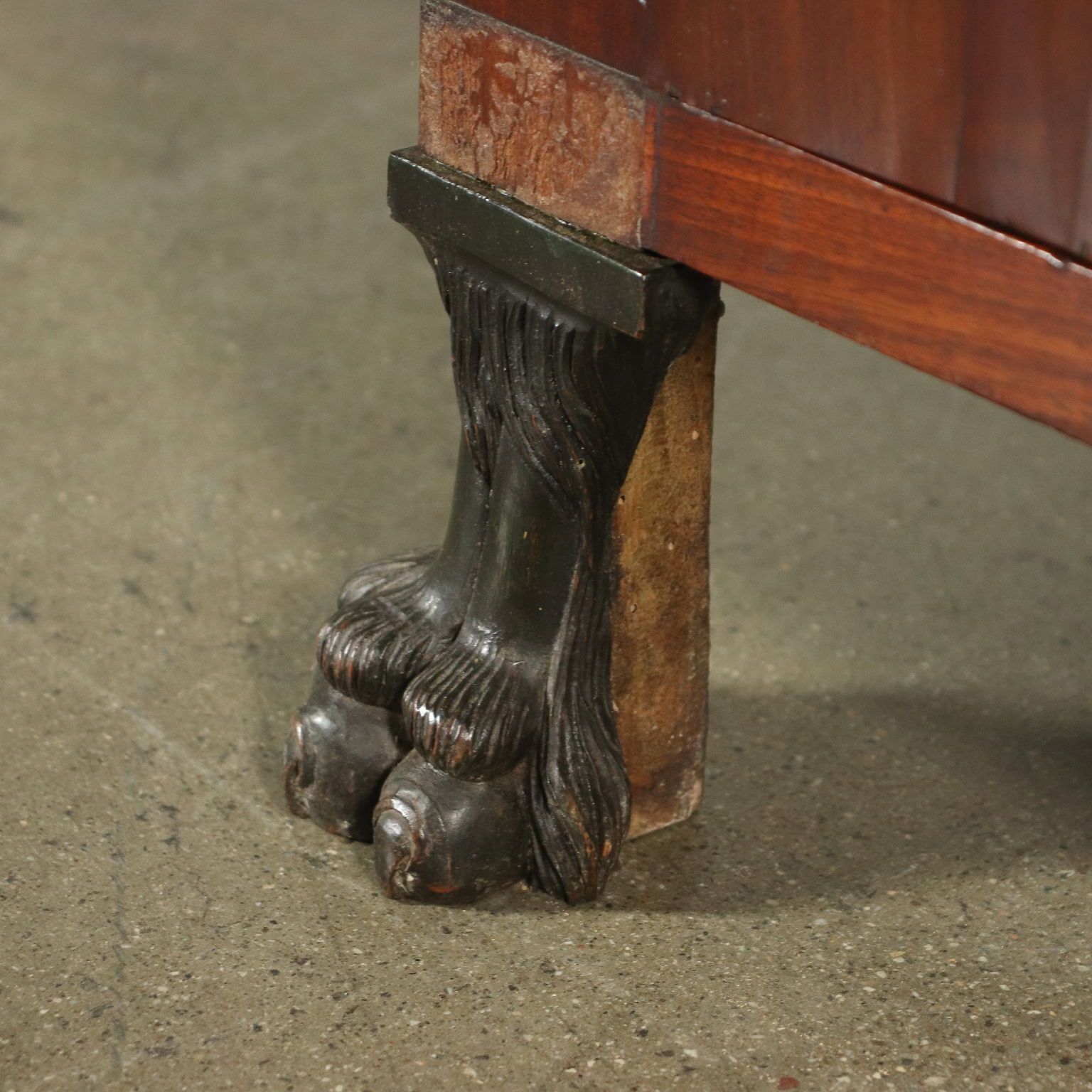 Empire Desk Chestnut Mahogany Italy XIX Century photo buy