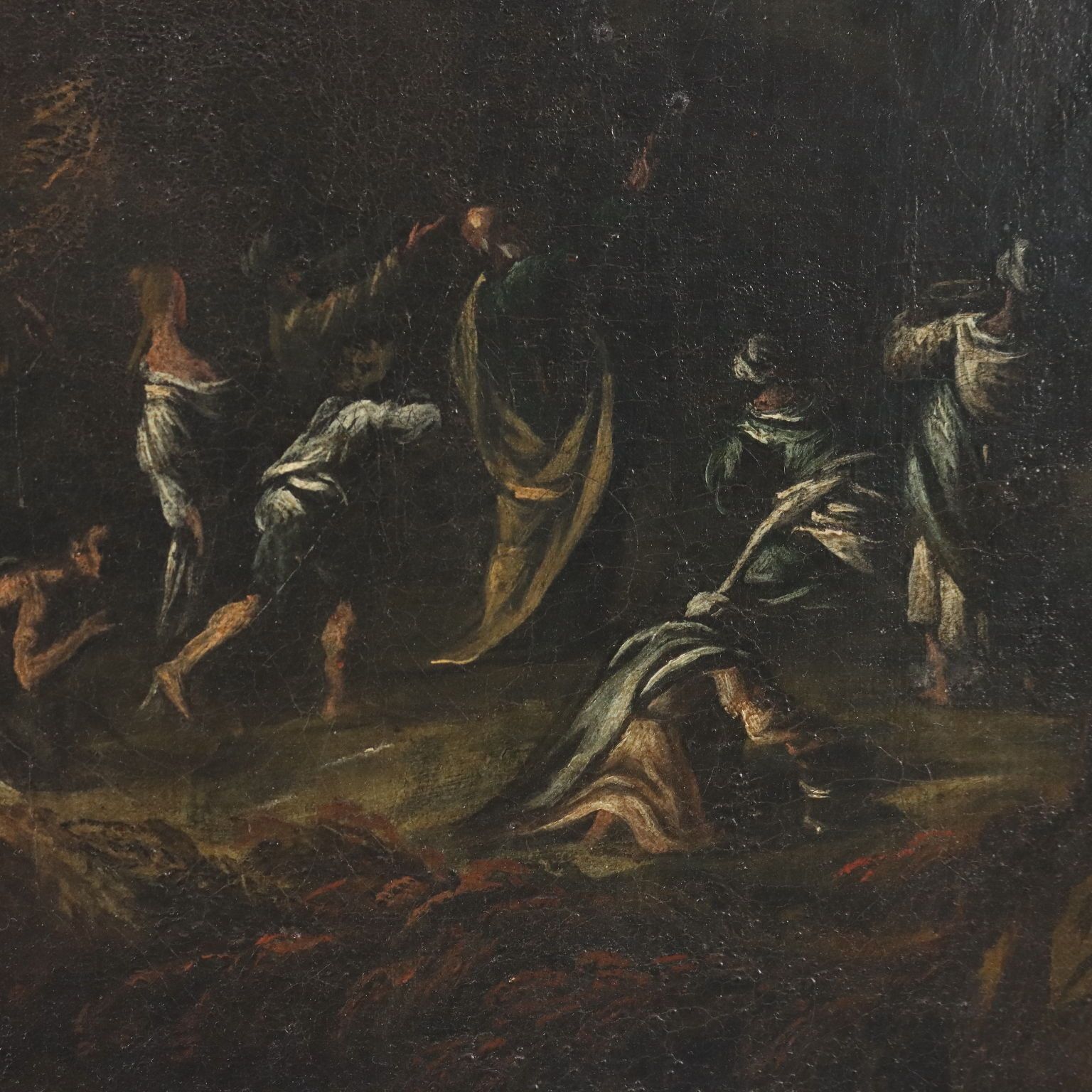 Antique Painting Religious Subject Moses XVII XVIII Century photo buy