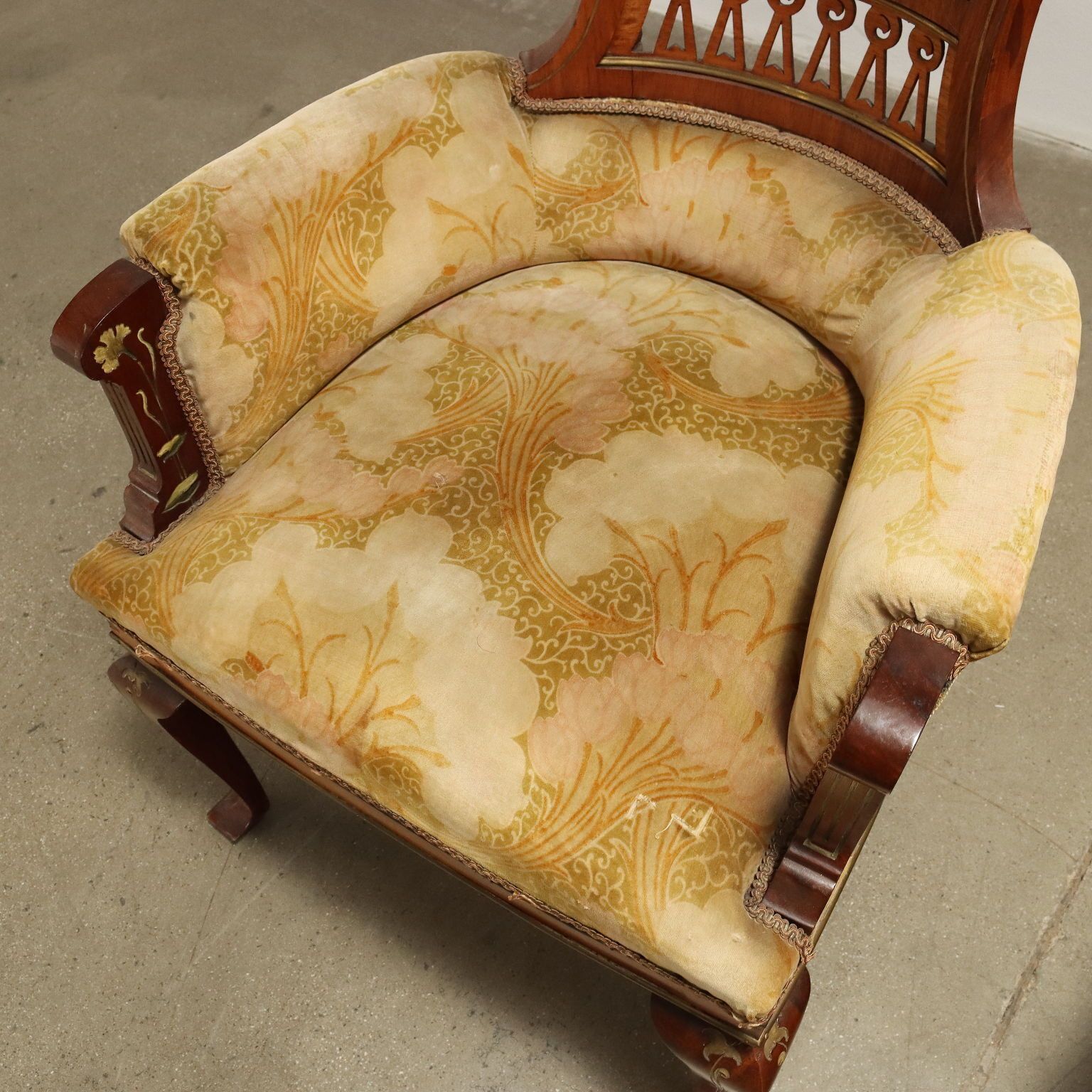 photo furniture Group Of Chairs And Armchairs Art Nouveau Italy XIX Century