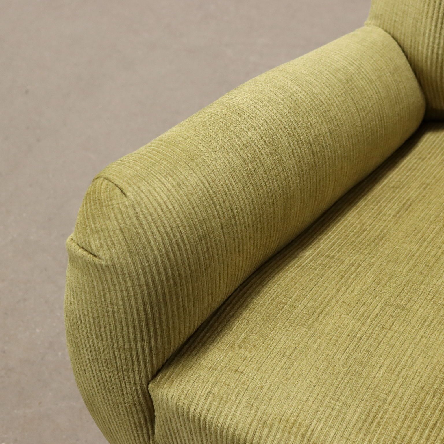 Vintage Armchair Wood Painted Velvet Italy 1950s 60s photo Furniture