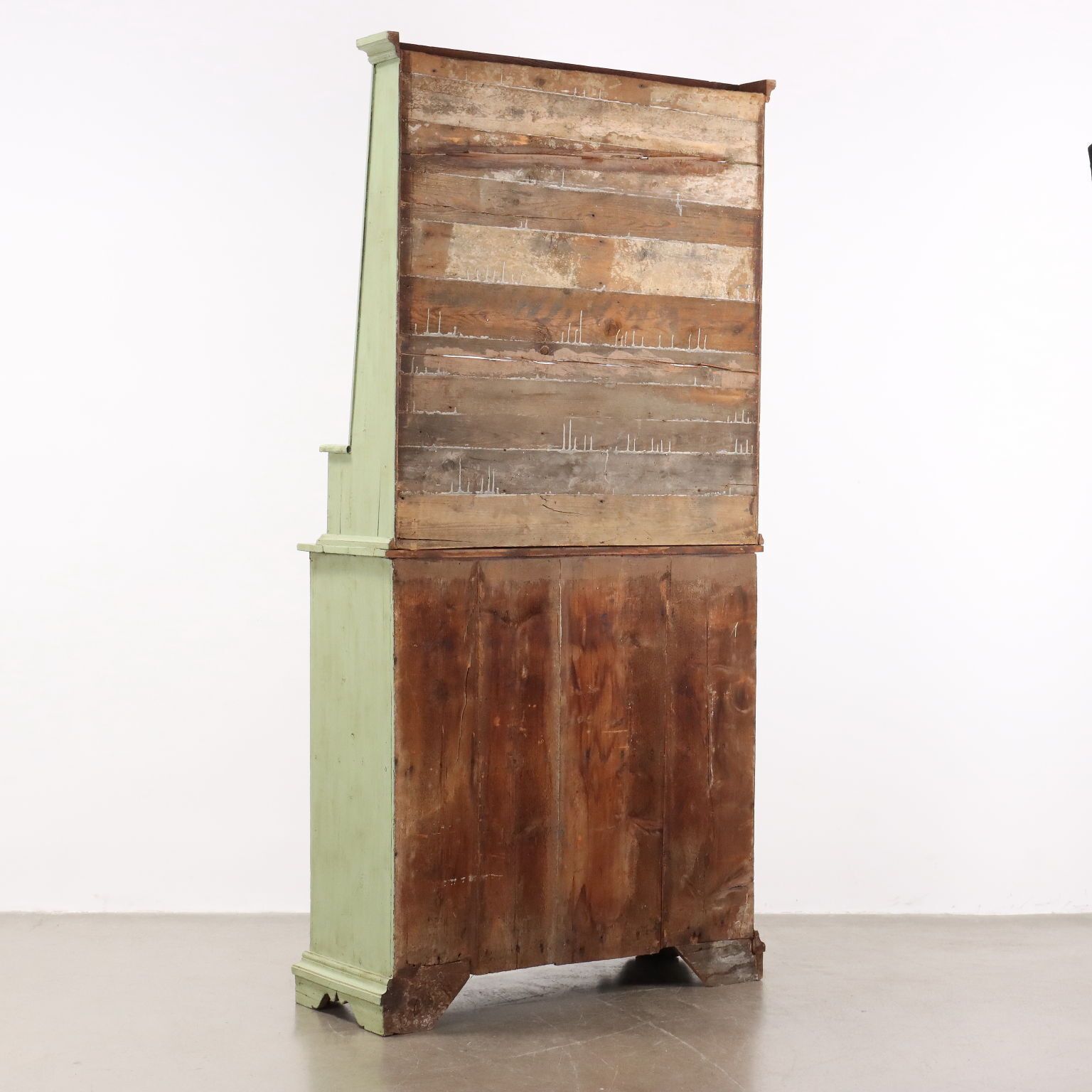 1850.0 Ancien Double Top Cupboard Baroque Fir Italy XX Century photo