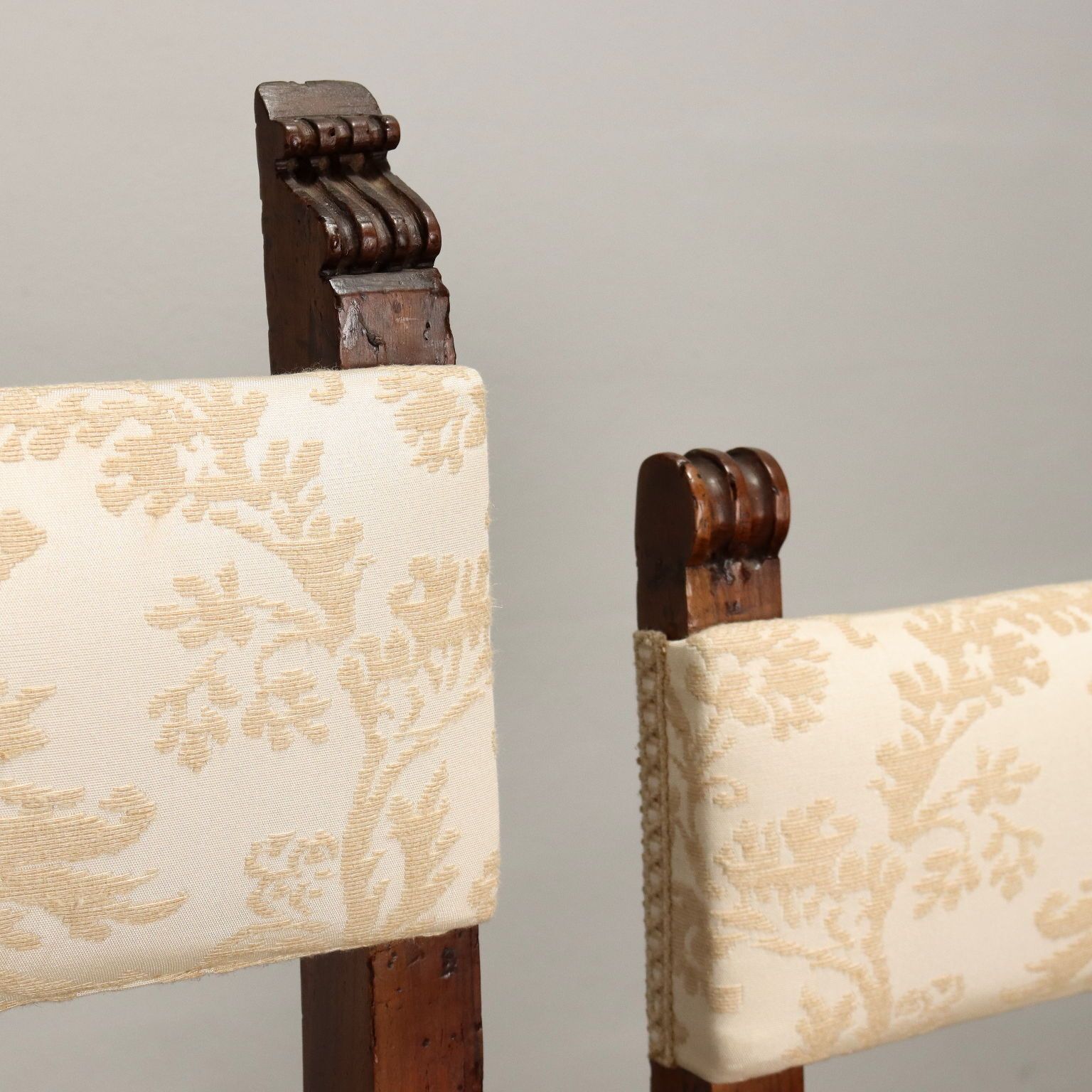 Group Of 3 Antique Armchairs And Chair Walnut Italy Early XIX Century photo buy