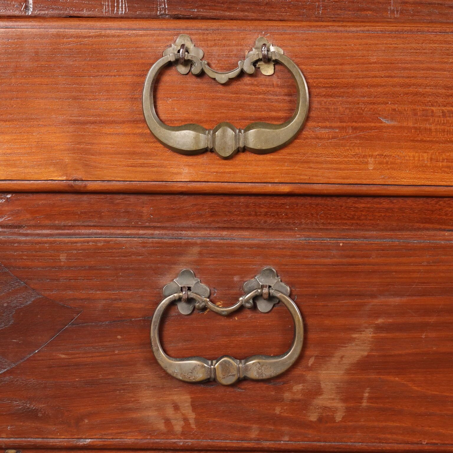 photo furniture Antique Piedmontese Flap Cabinet Chestnut Poplar Italy XVIII Century