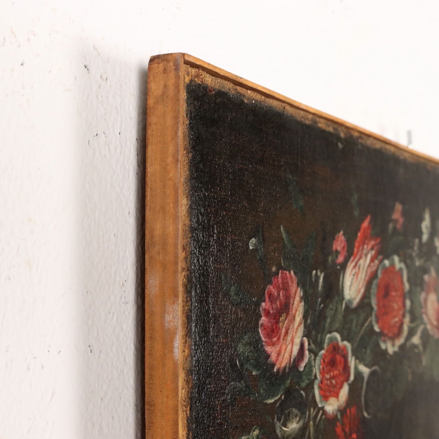 photo furniture Antique Painting Religious Subject Oil On Canvas XVII Century