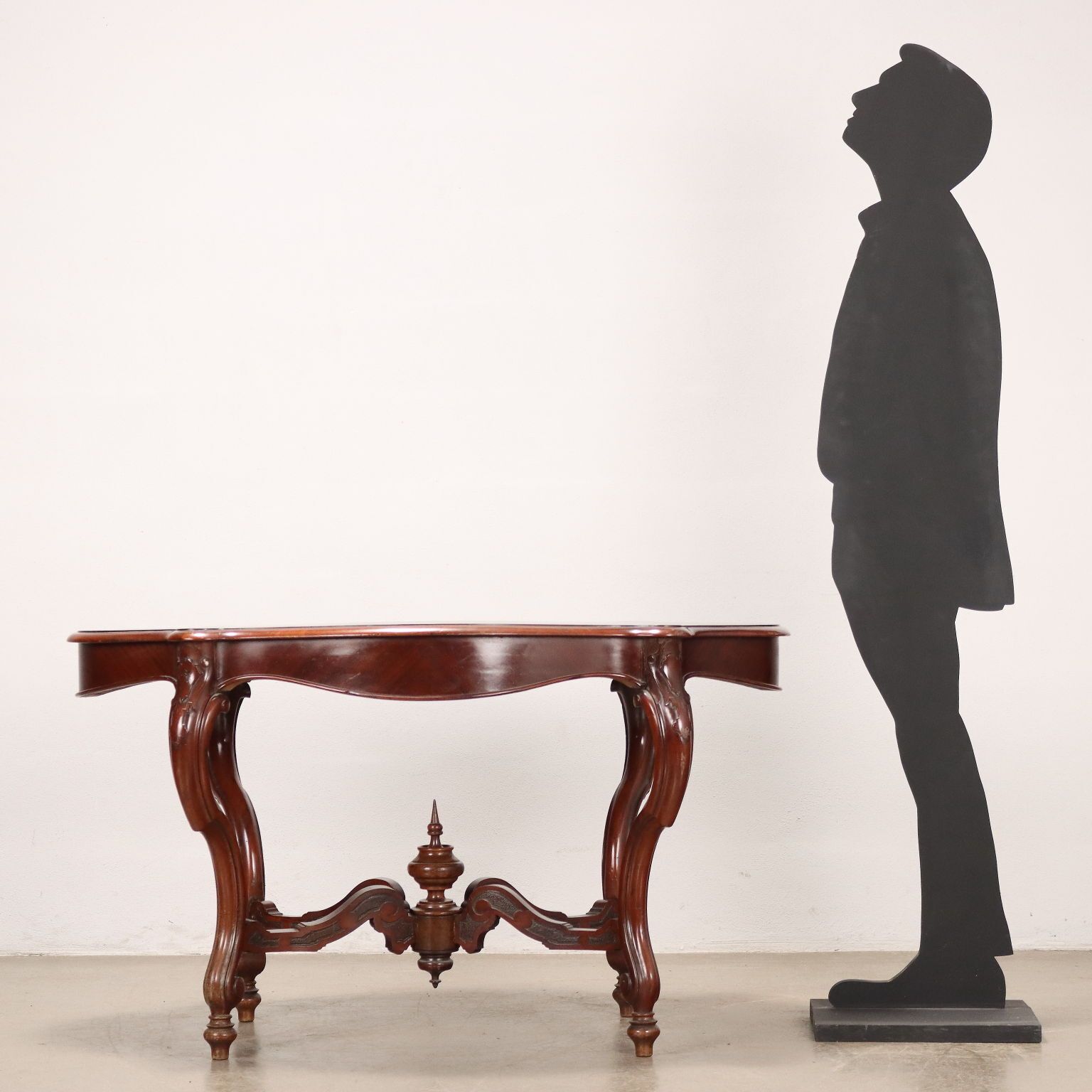 Antique Table Umbertino Mahogany Italy Late XIX Century photo furniture