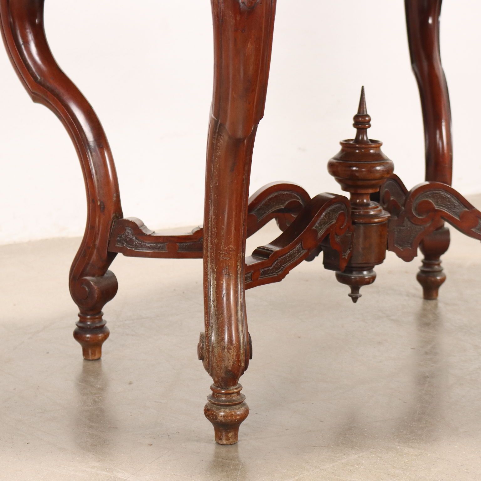 Antique Table Umbertino Mahogany Italy Late XIX Century photo Furniture