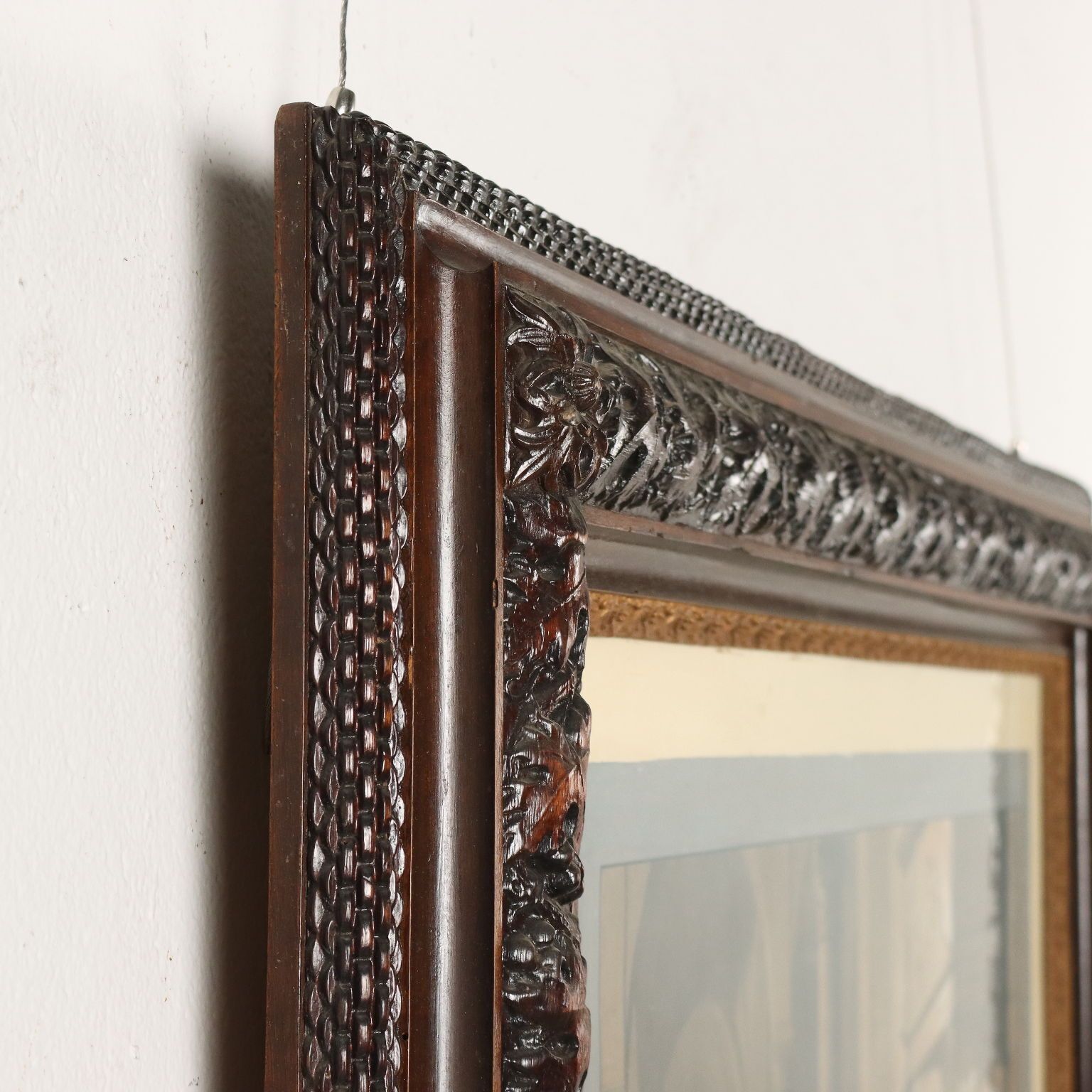photo furniture Antique Painting Ludovico Il Moro Mixed Technique XIX Century