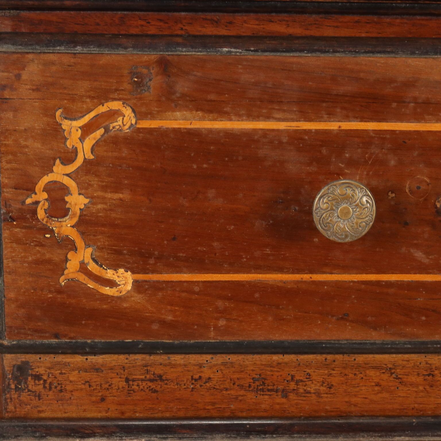 Antique Chest Of Drawers Walnut 4 Drawers Italy XVIII Century photo vinterior