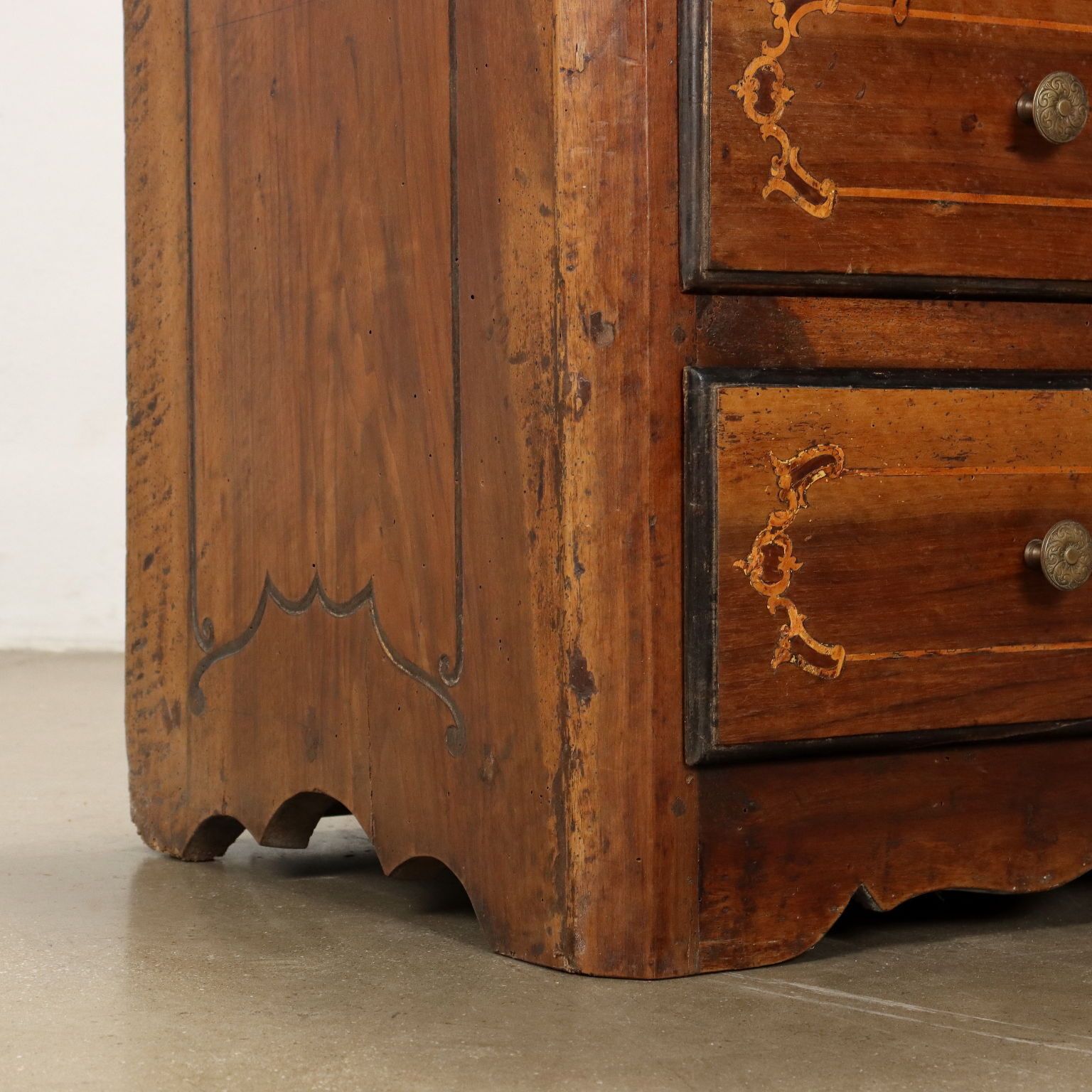 Antique Chest Of Drawers Walnut 4 Drawers Italy XVIII Century photo buy