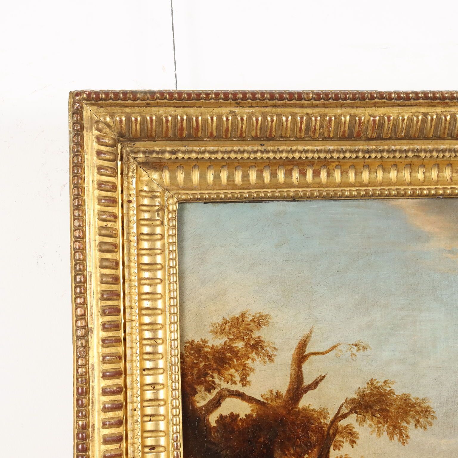 photo furniture Antique Painting Michiel Caree Oil On Canvas Landscape XVIII Century