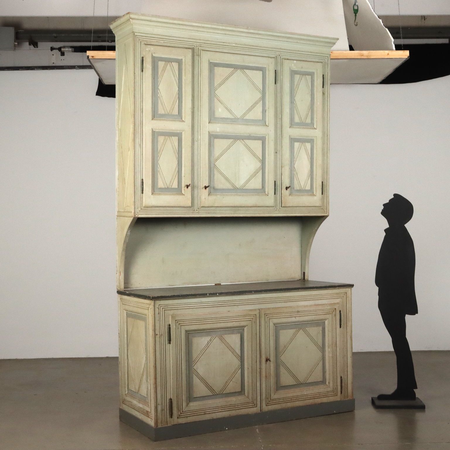 Antique Cupboard Neo Classical Lacquered Fir Italy XVIII Century photo furniture