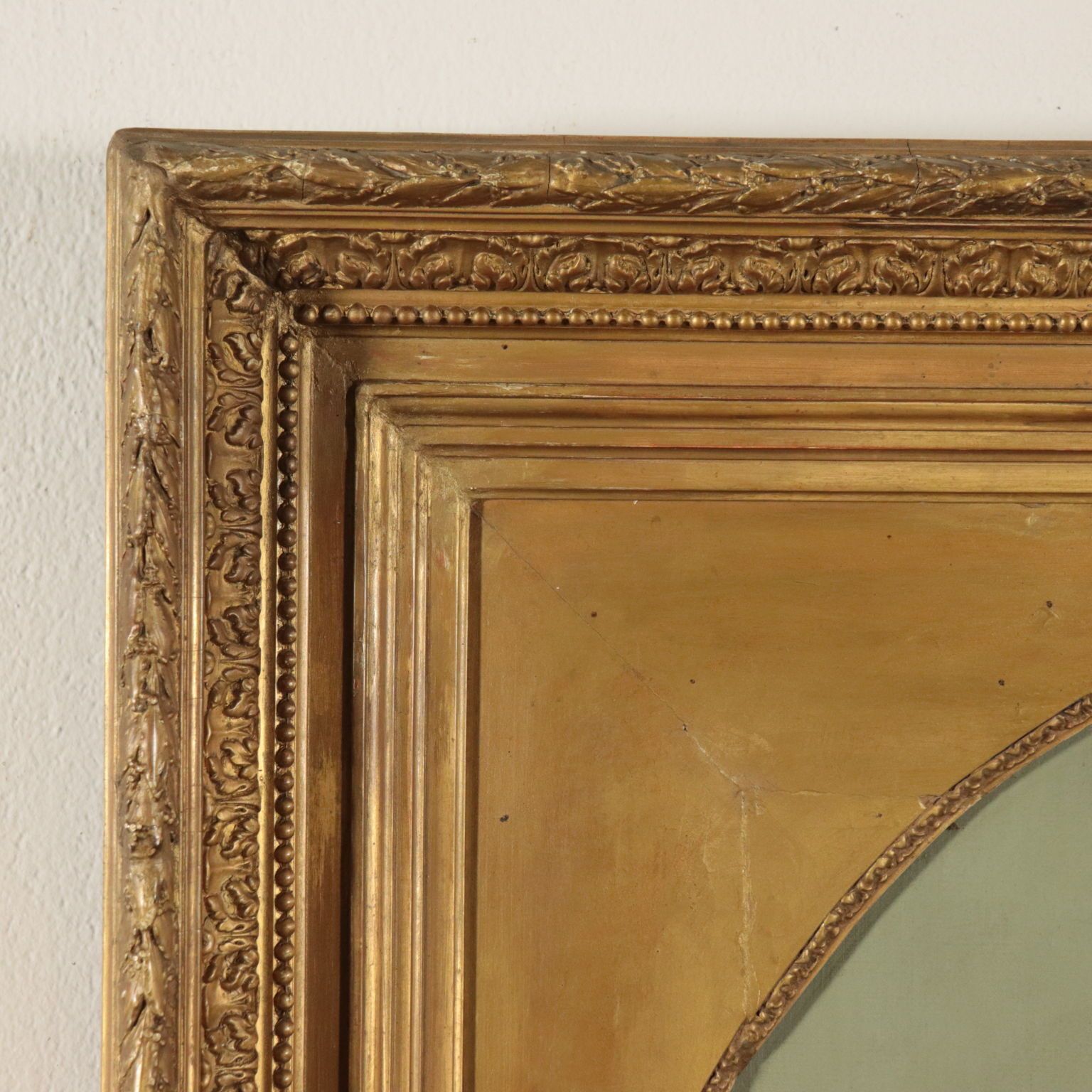 photo furniture Antique Painting Signed Achille Zo Oil On Canvas XIX Century