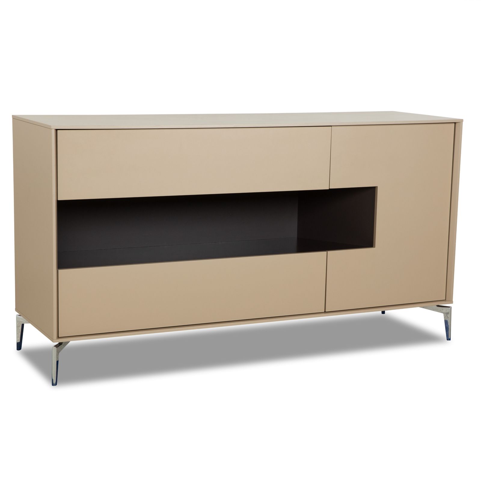 Christine Kröncke Slot Houten Dressoir Beige Indirecte Verlichting