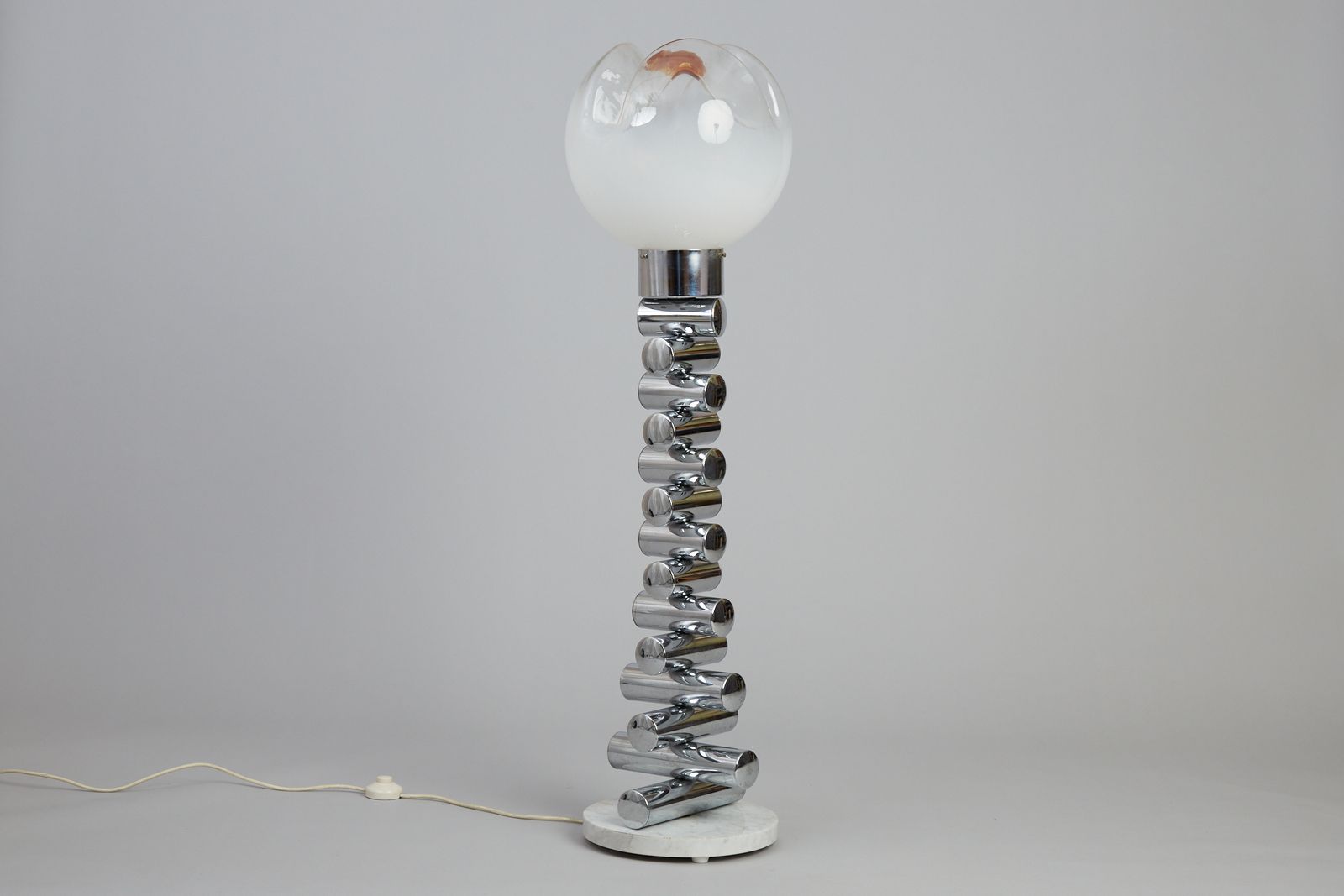 Murano Glass Floor Lamp For Mazzega, Carlo Nason, 1960s