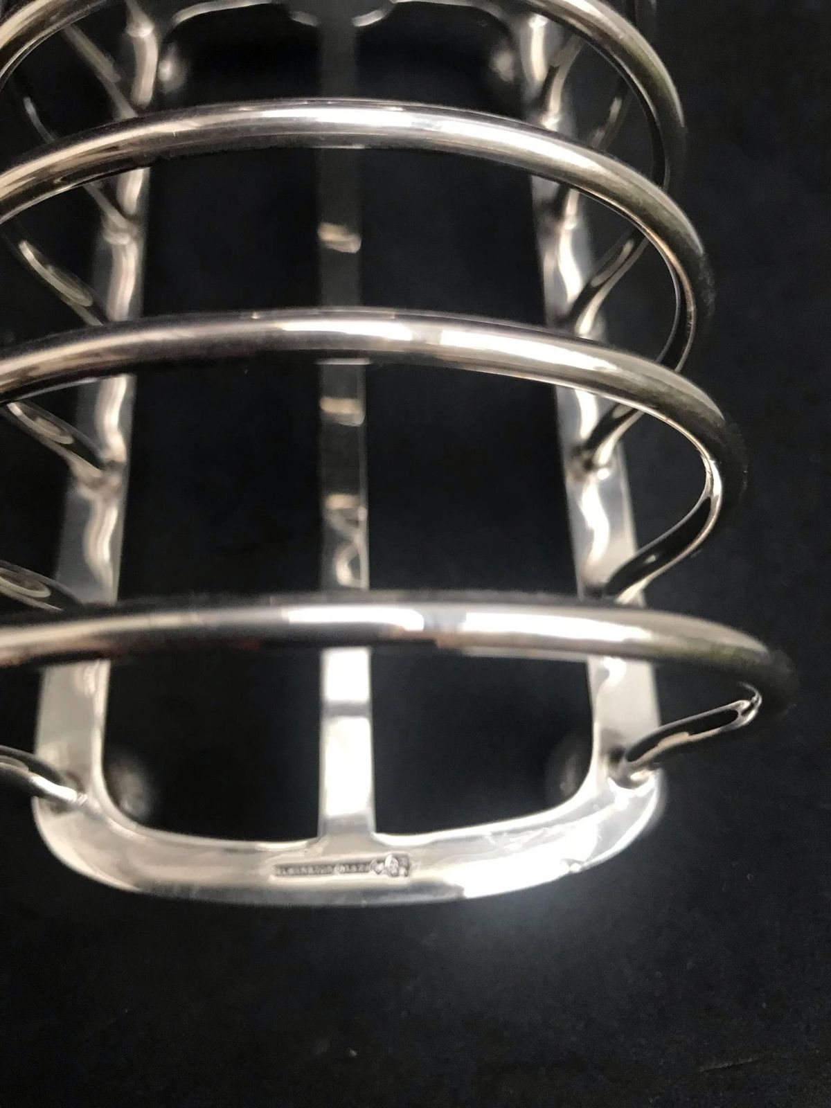 Antique Toast Rack Holder Breakfast Chic Cottage England Silver Plated Family Gift Luxury Gift Elkington And Co photo for sale